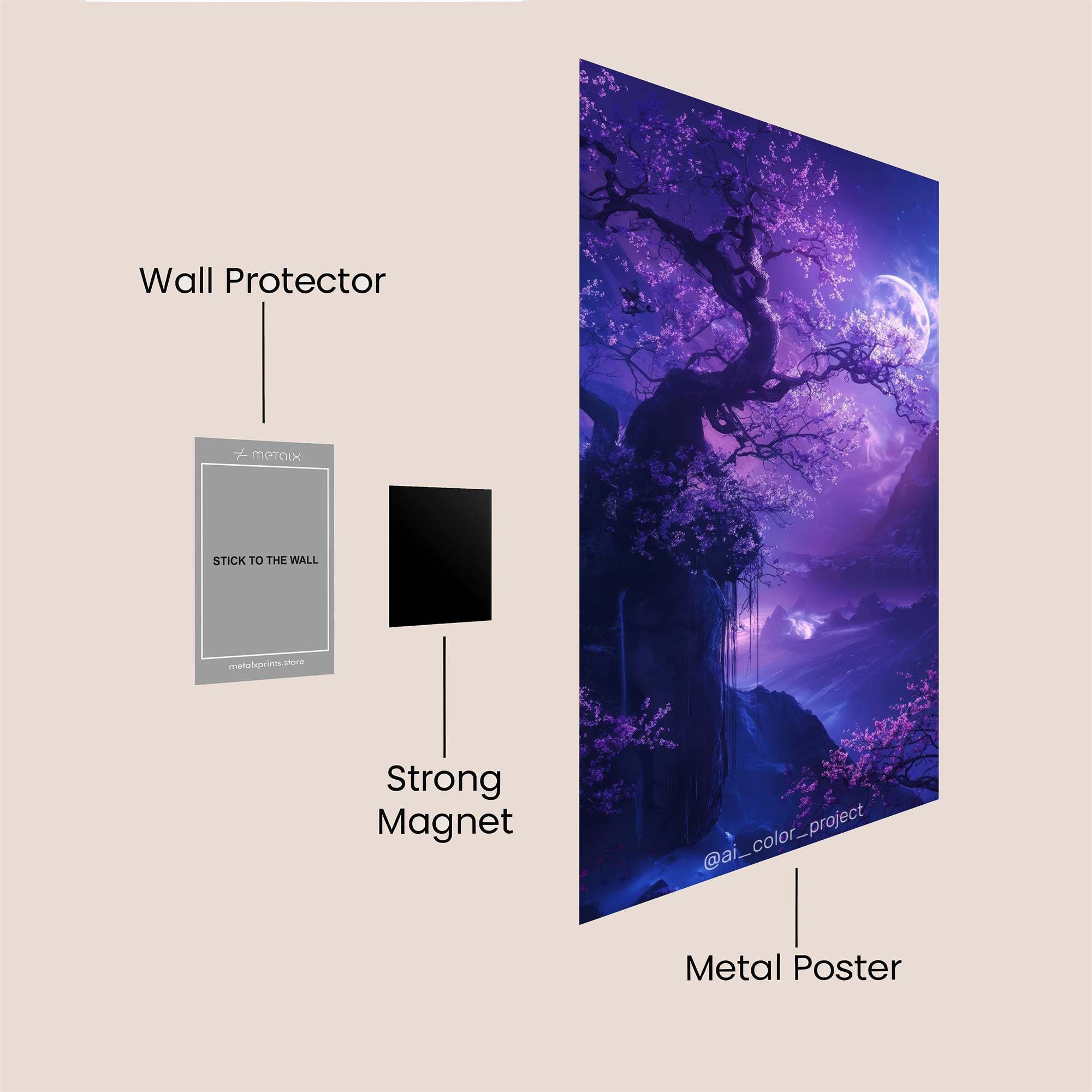 Poseidon Tempestuous Safe Wall Magnetic / M