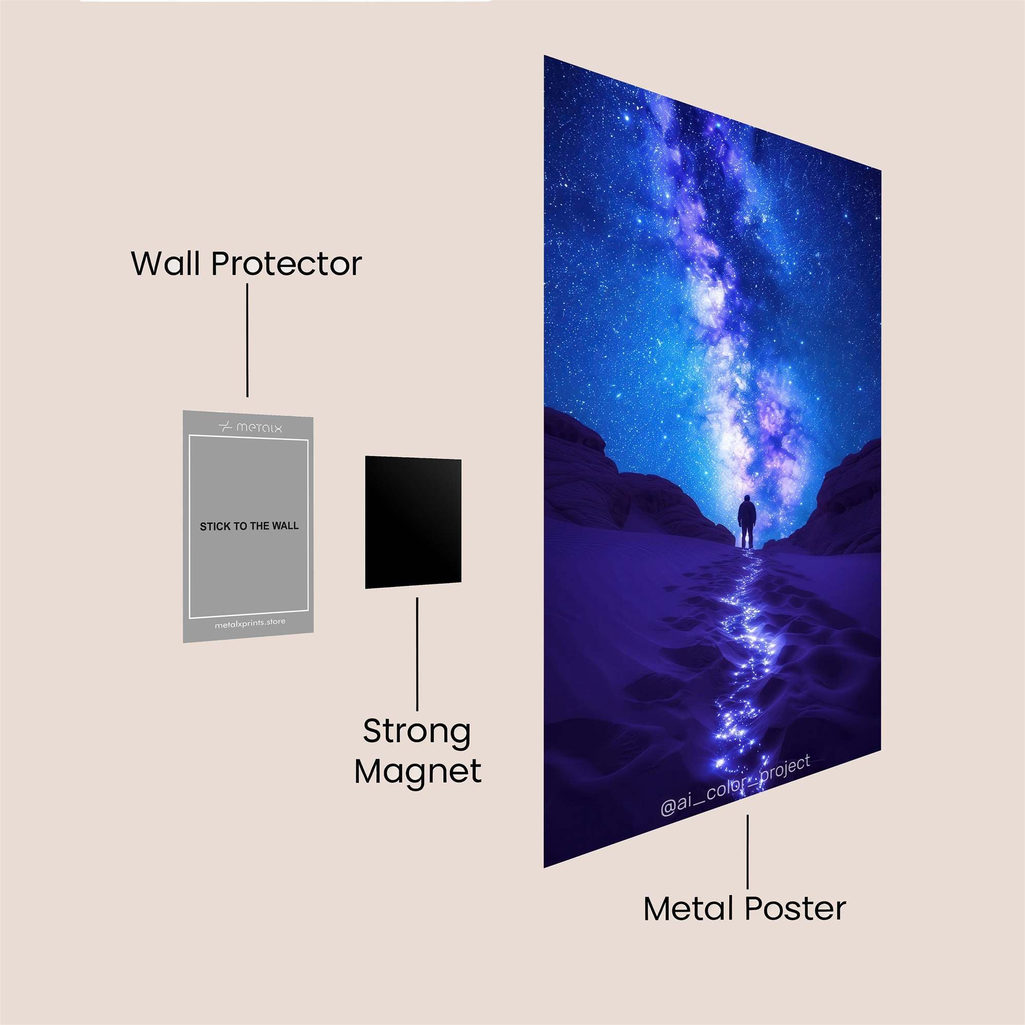 Forest Serenity Safe Wall Magnetic / M