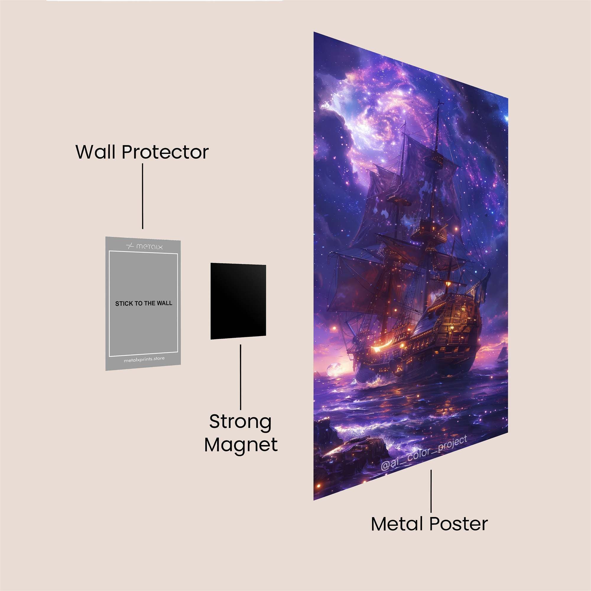 Foxes Harmony Safe Wall Magnetic / M