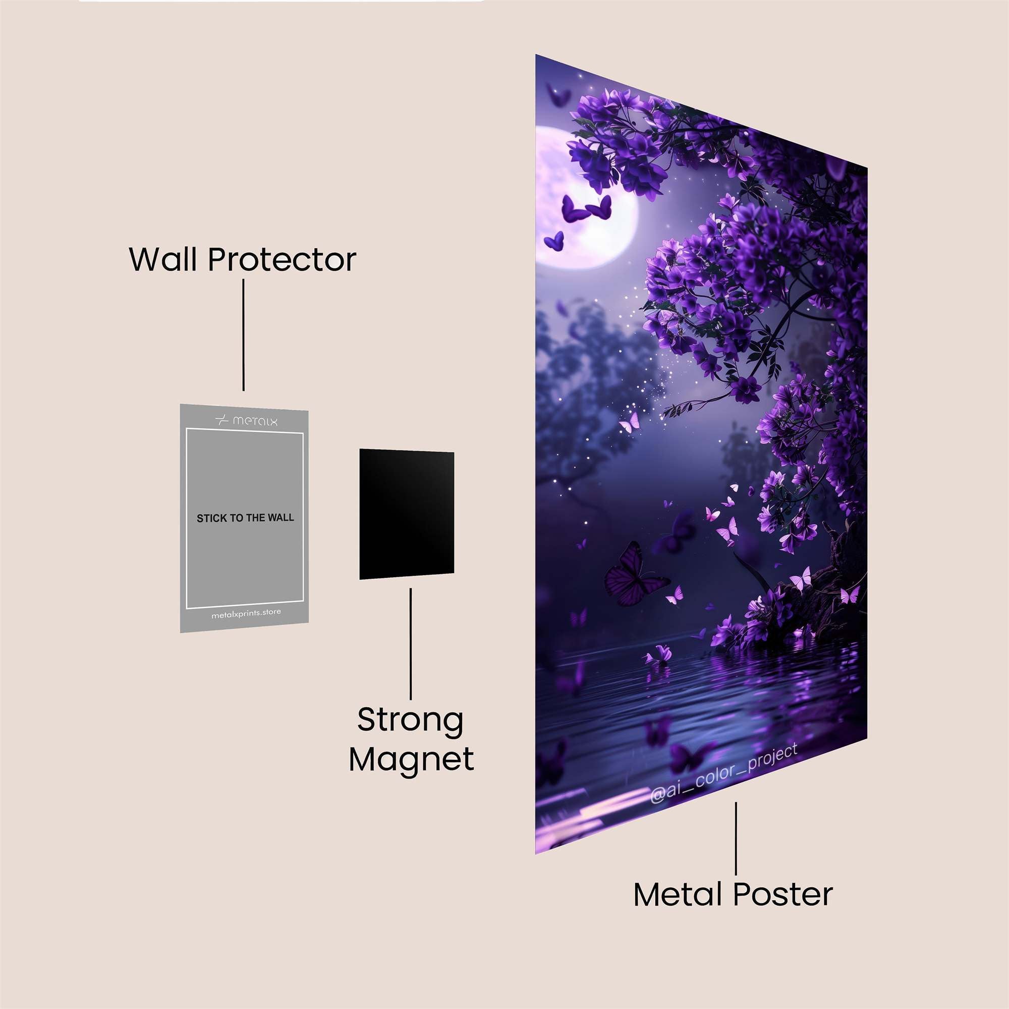Lunar Harmony Safe Wall Magnetic / M