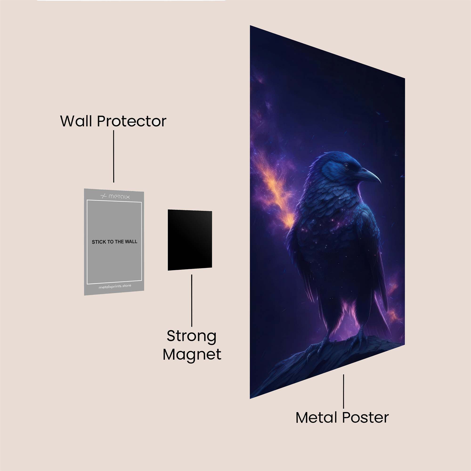 Butterfly Enigma Safe Wall Magnetic / M