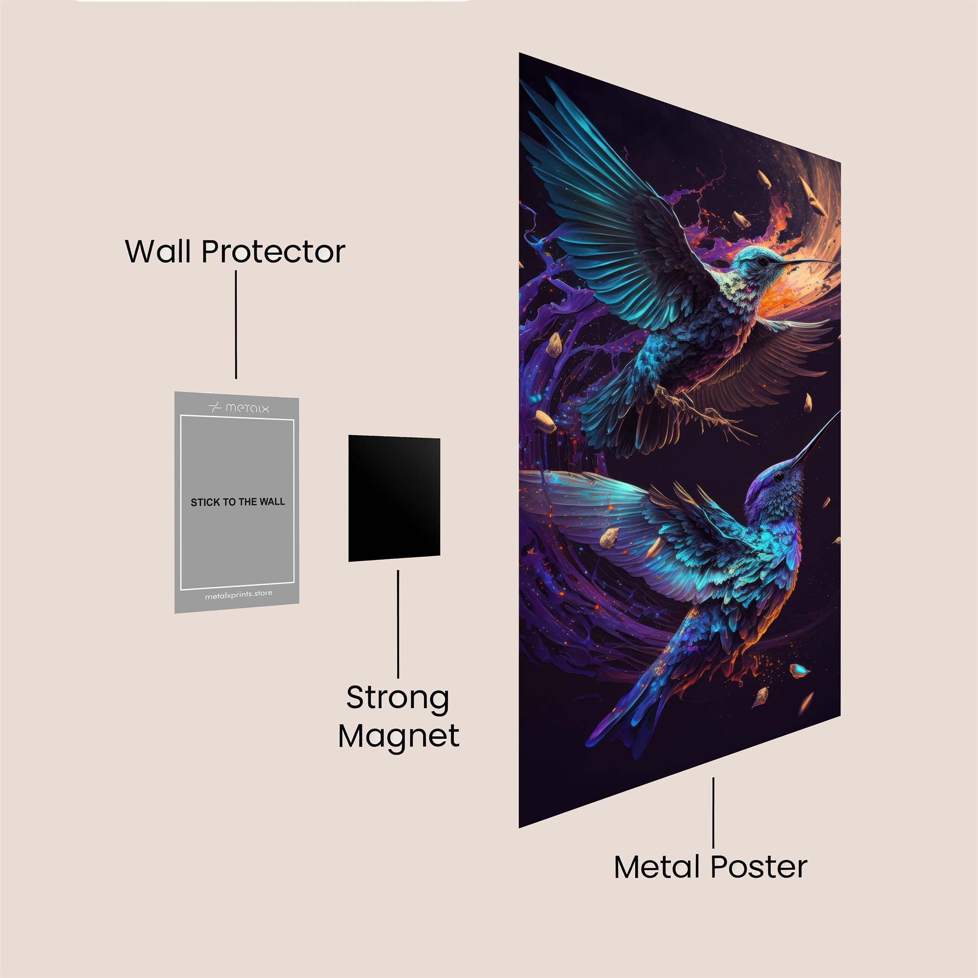 Butterfly Enchantment Safe Wall Magnetic / M