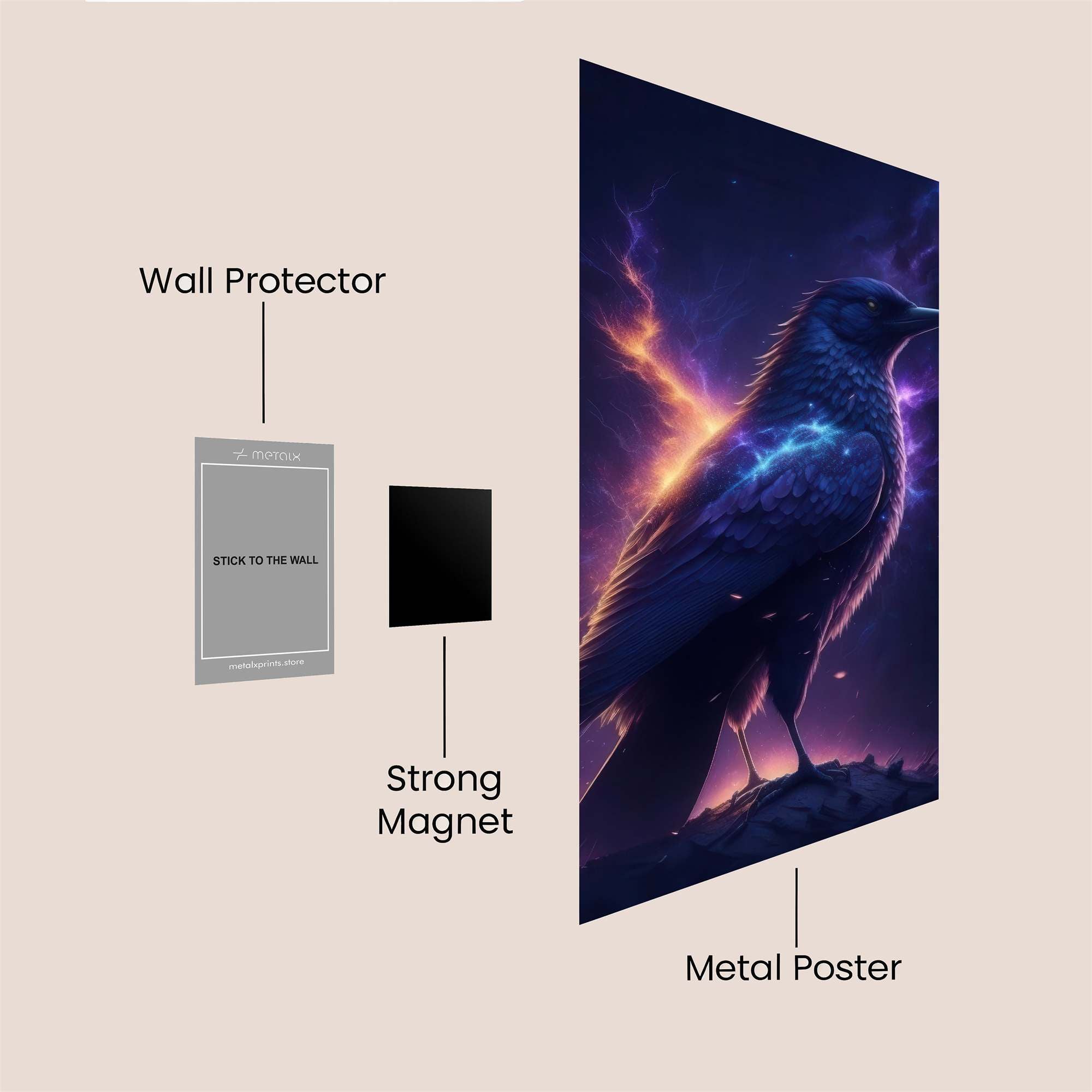 Butterfly Enchantment Safe Wall Magnetic / M