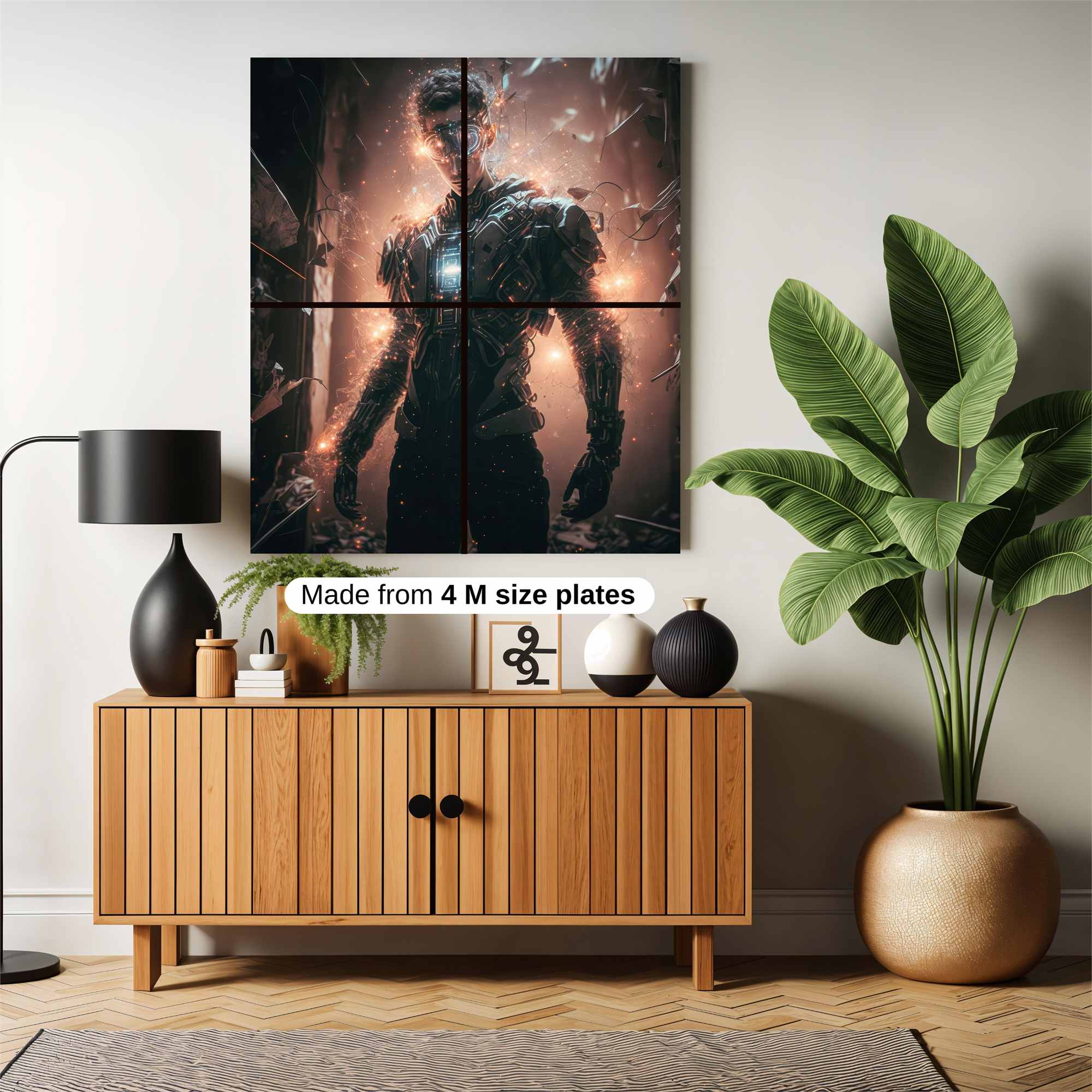 Cyber Glow Safe Wall Magnetic / M