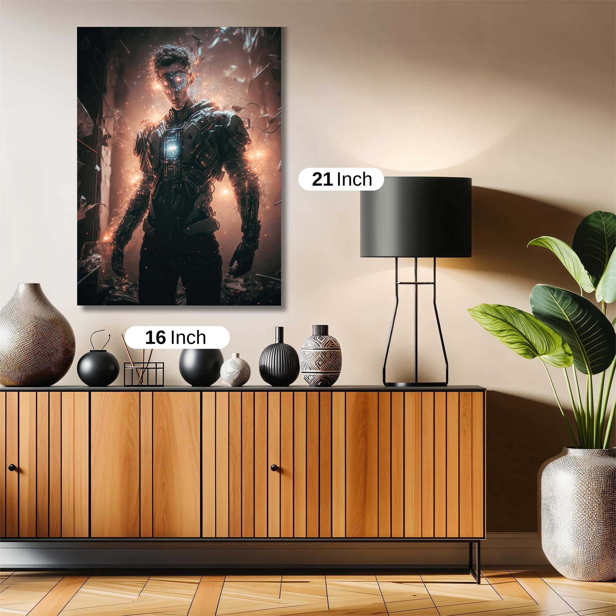 Cyber Glow Safe Wall Magnetic / M