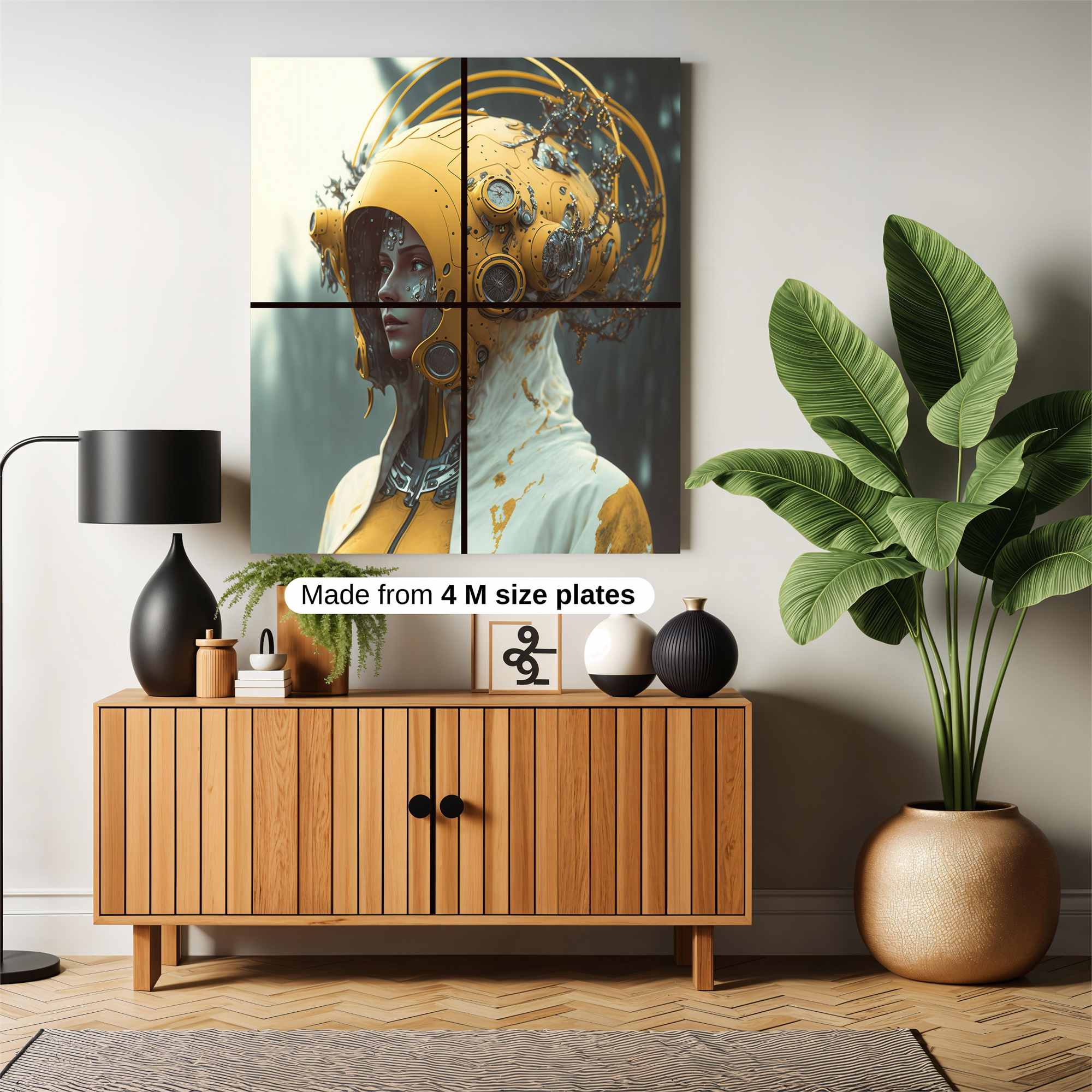 Cyber Bloom Safe Wall Magnetic / M