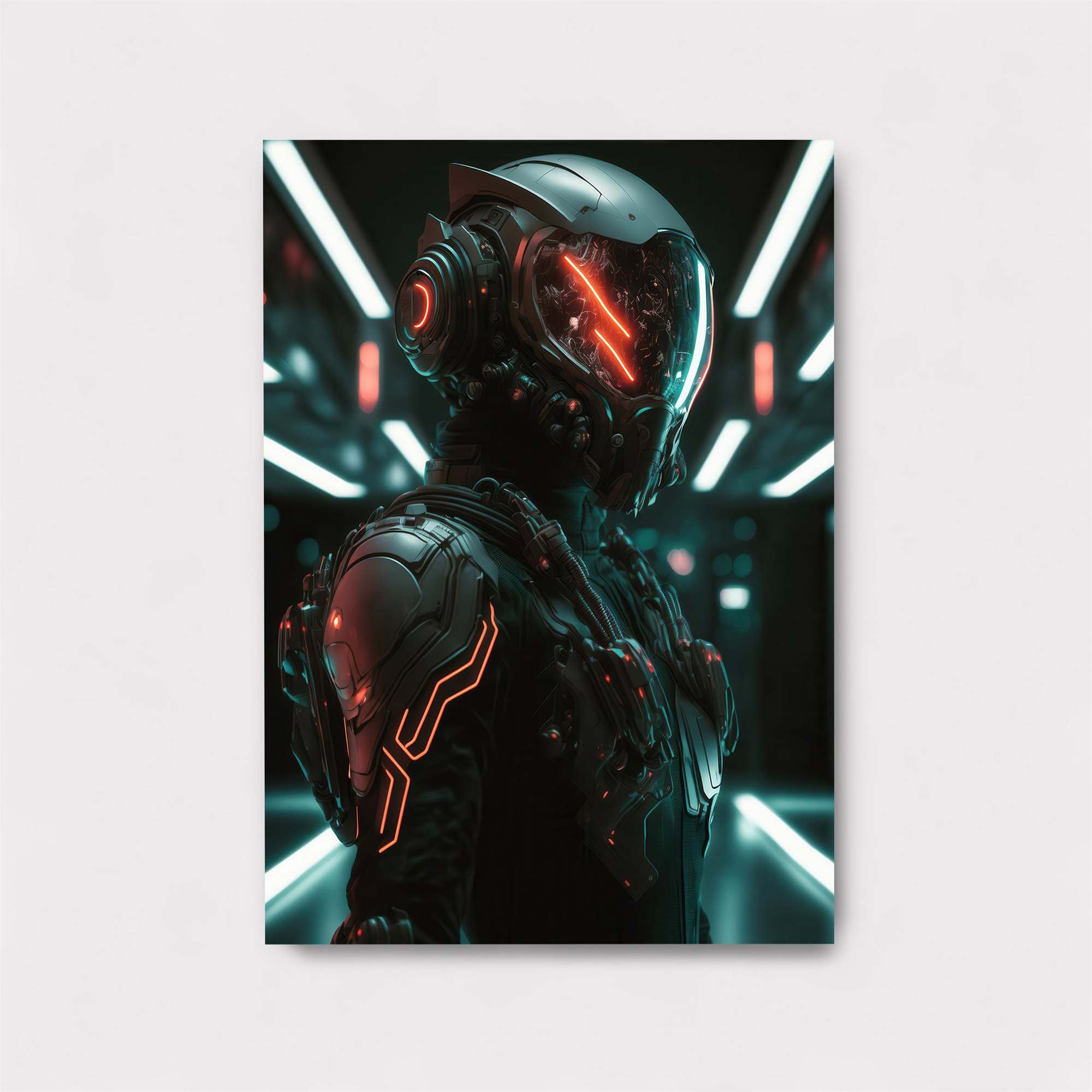 Neon Sentinel Safe Wall Magnetic / M