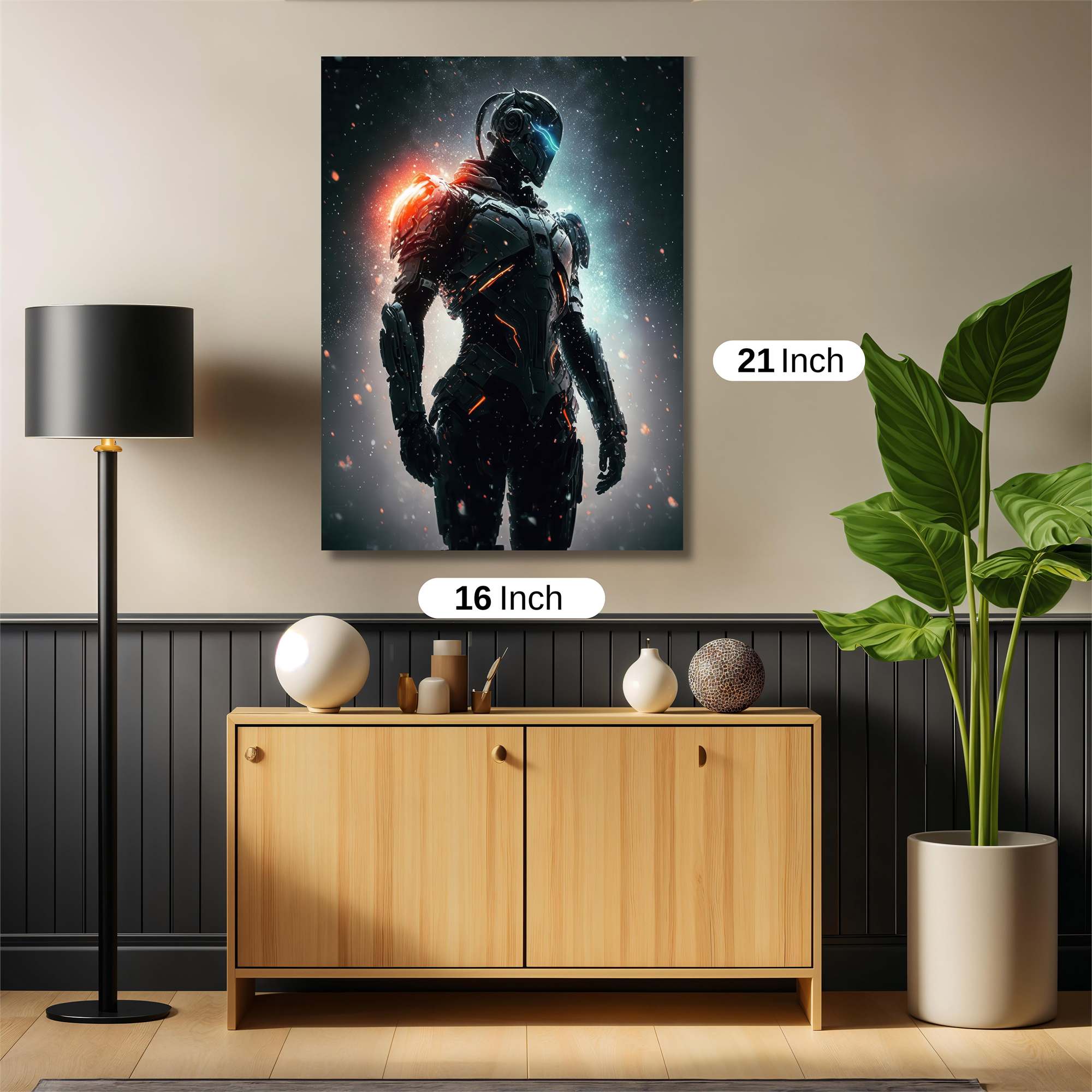 Samurai Serenity Safe Wall Magnetic / M