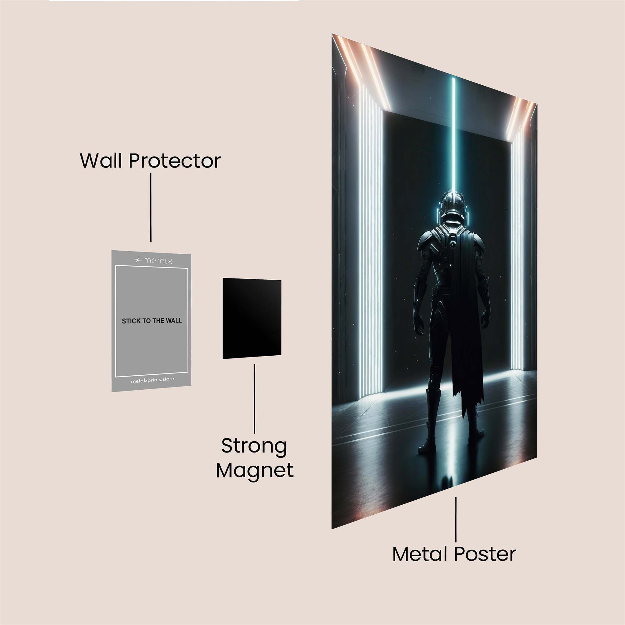 Knight Serenity Safe Wall Magnetic / M