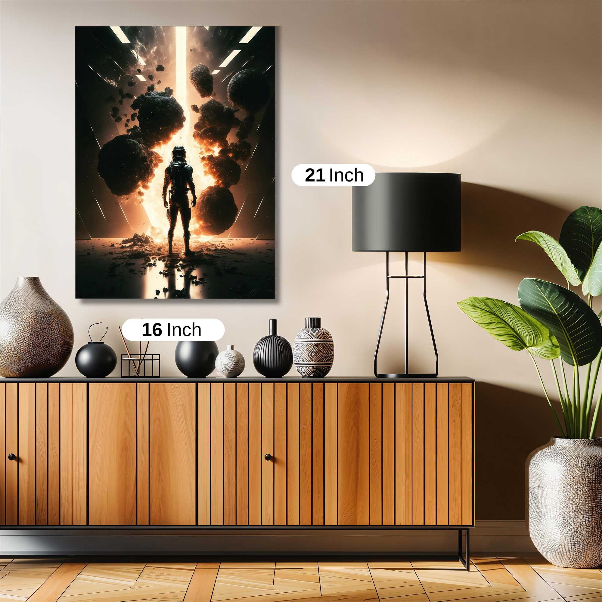 Astronaut Eruption Safe Wall Magnetic / M