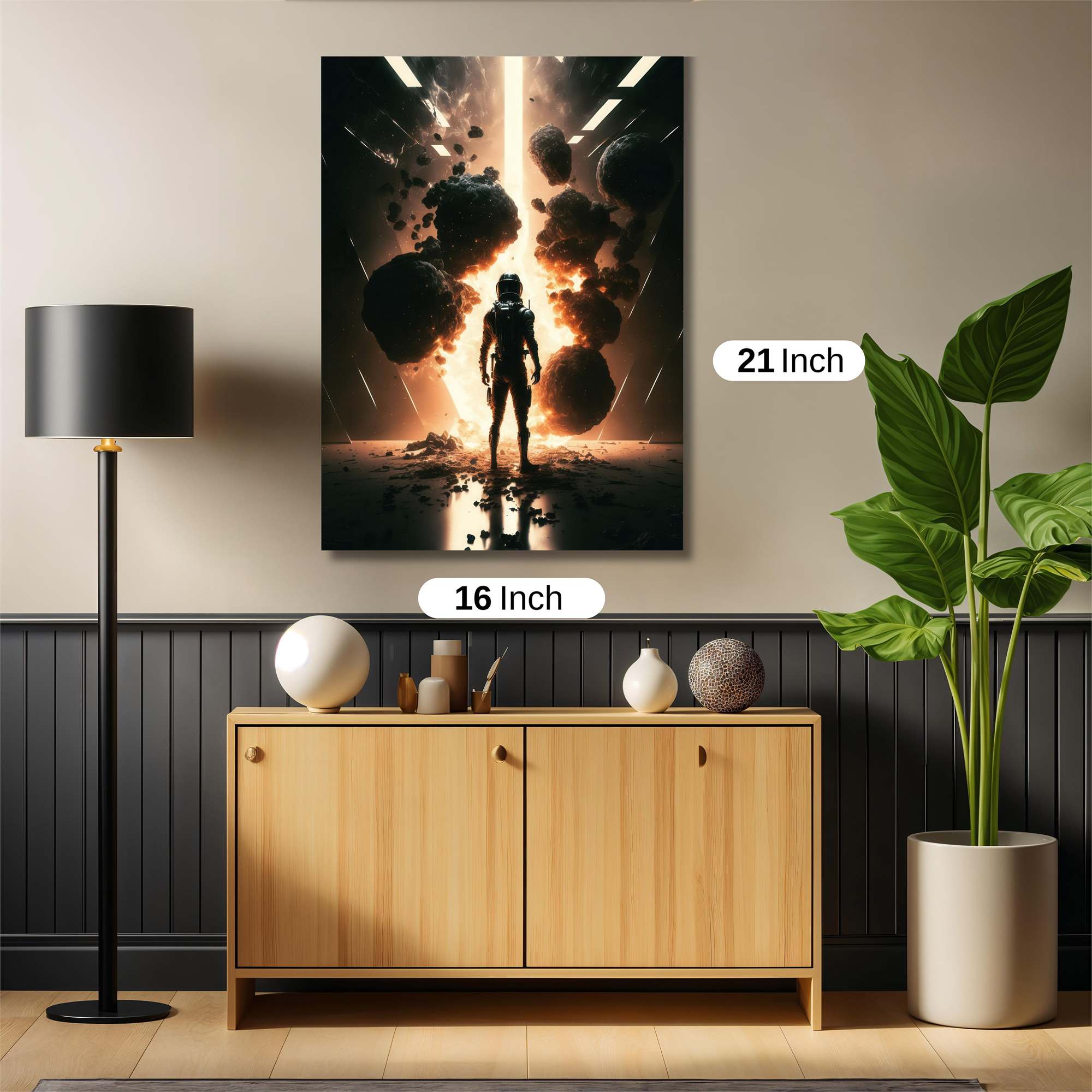 Astronaut Eruption Safe Wall Magnetic / M