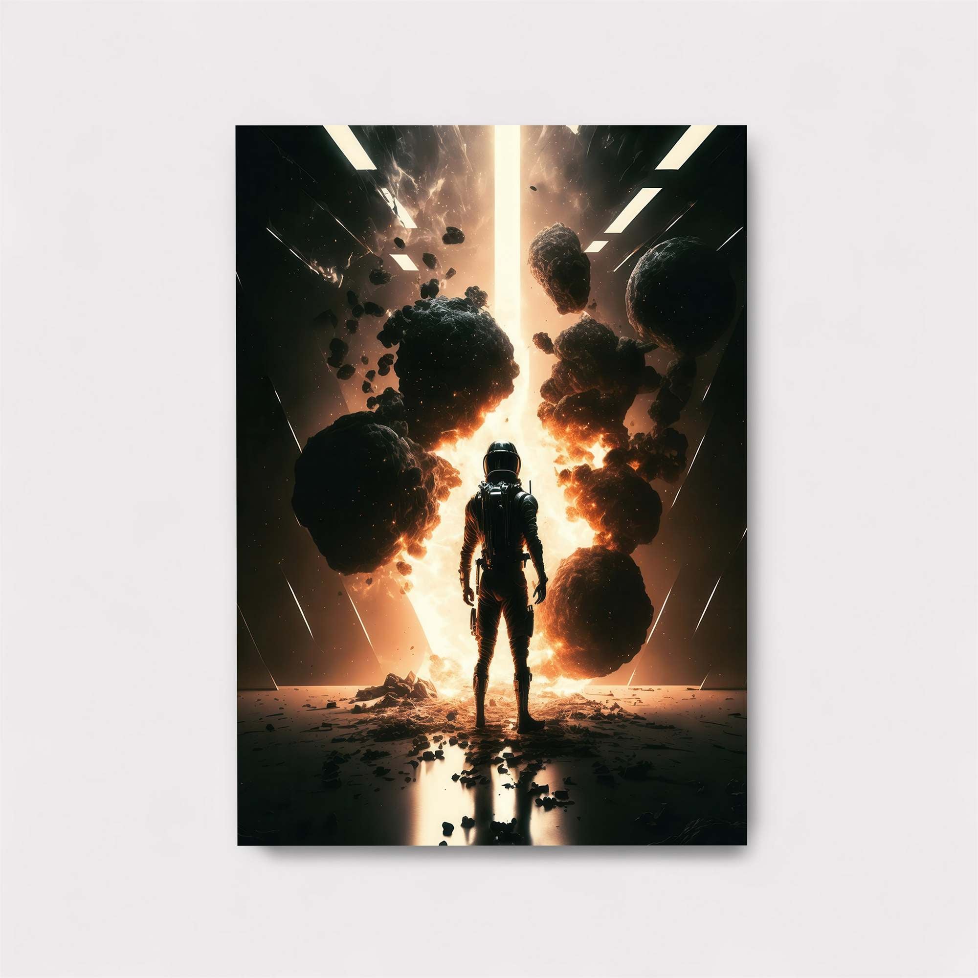 Astronaut Eruption Safe Wall Magnetic / M