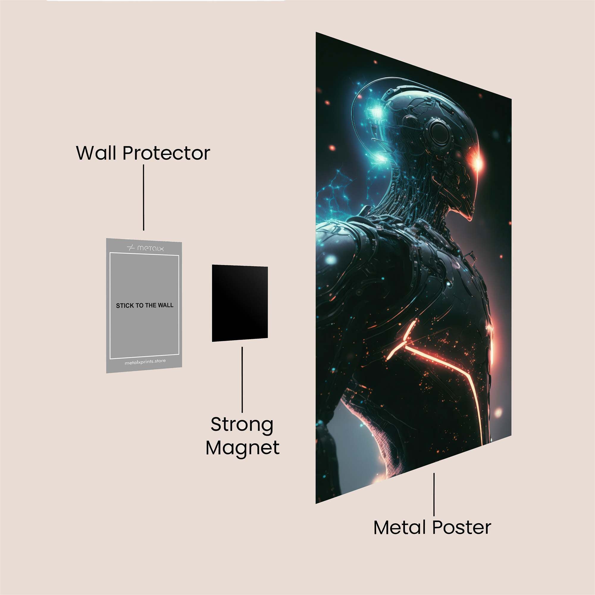 Sentinel Radiance Safe Wall Magnetic / M