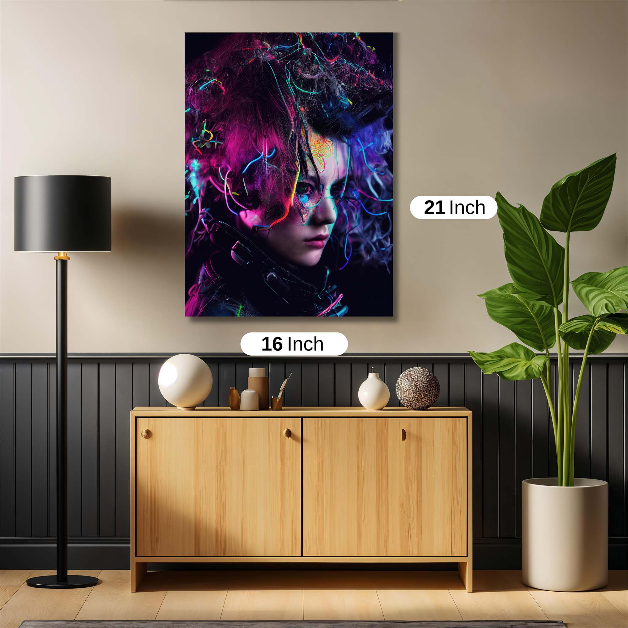 Neon Enigma Safe Wall Magnetic / M