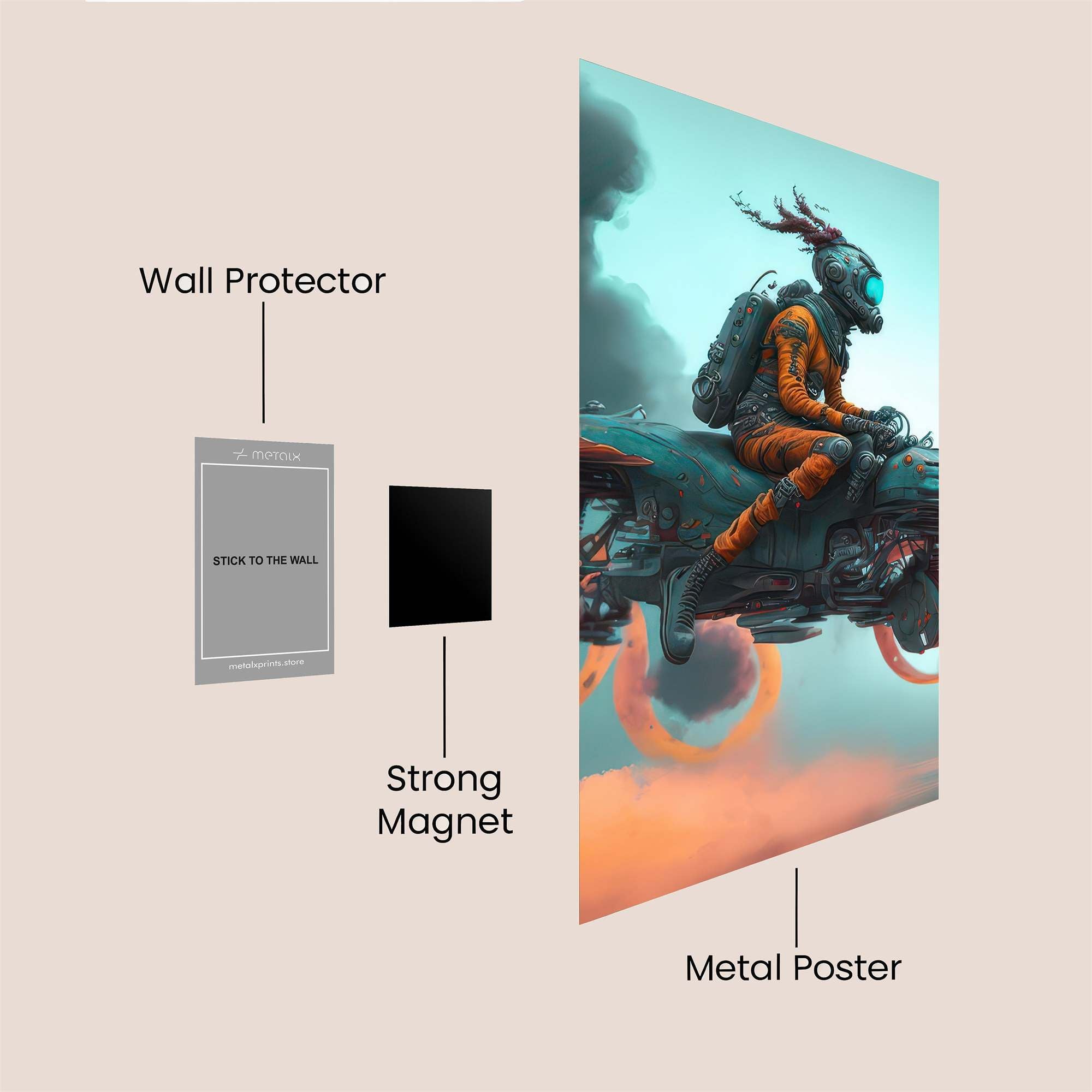 Cyber Harmony Safe Wall Magnetic / M