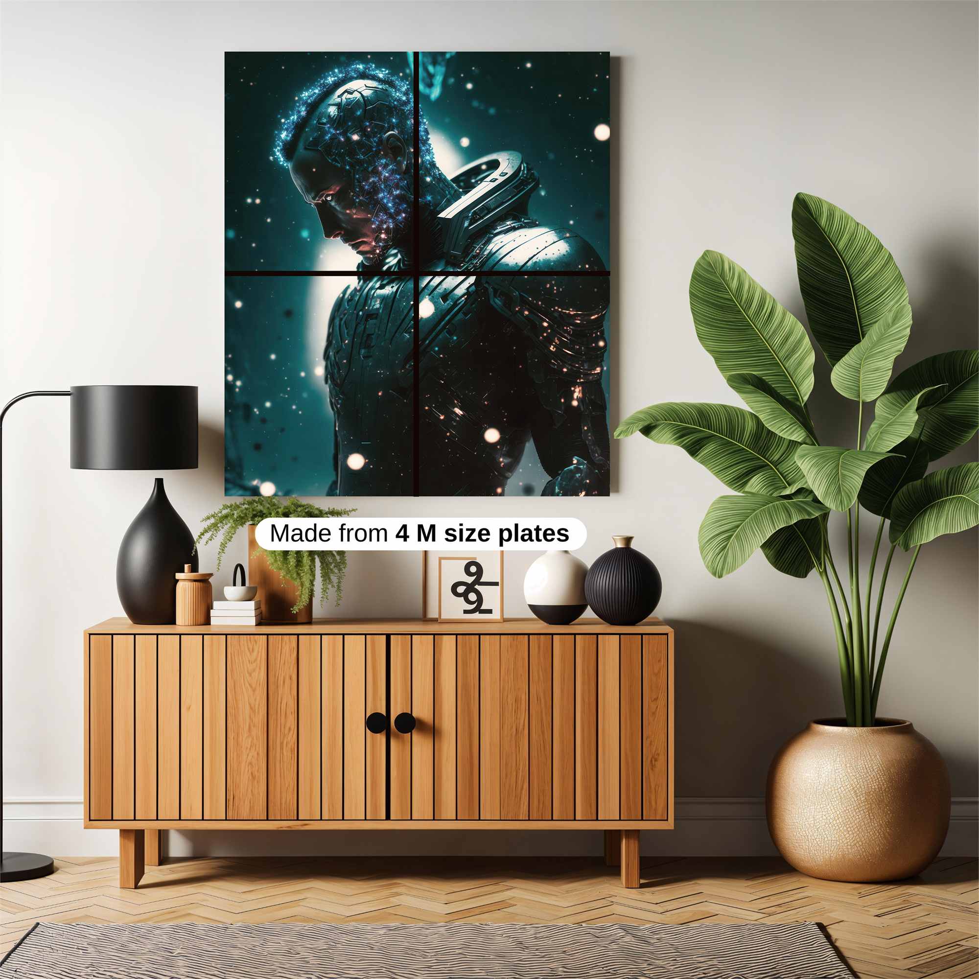 Cyber Serenity Safe Wall Magnetic / M