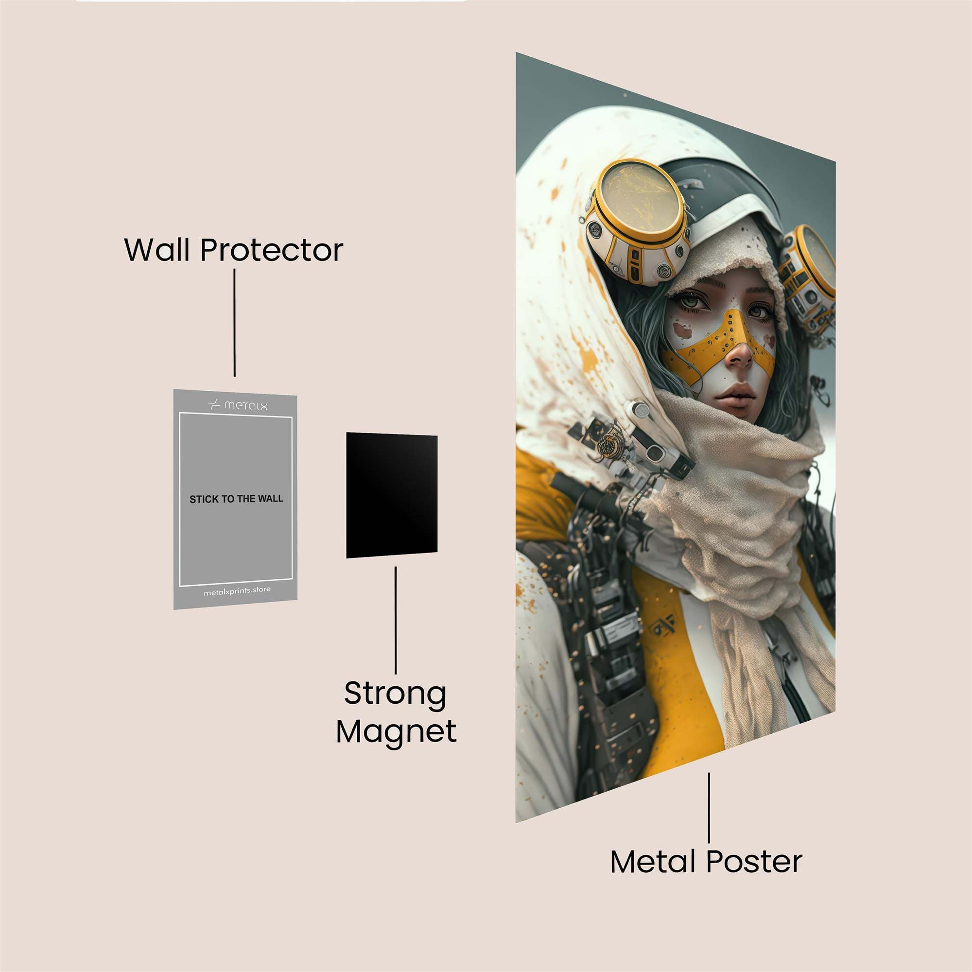 Cyber Nomad Safe Wall Magnetic / M