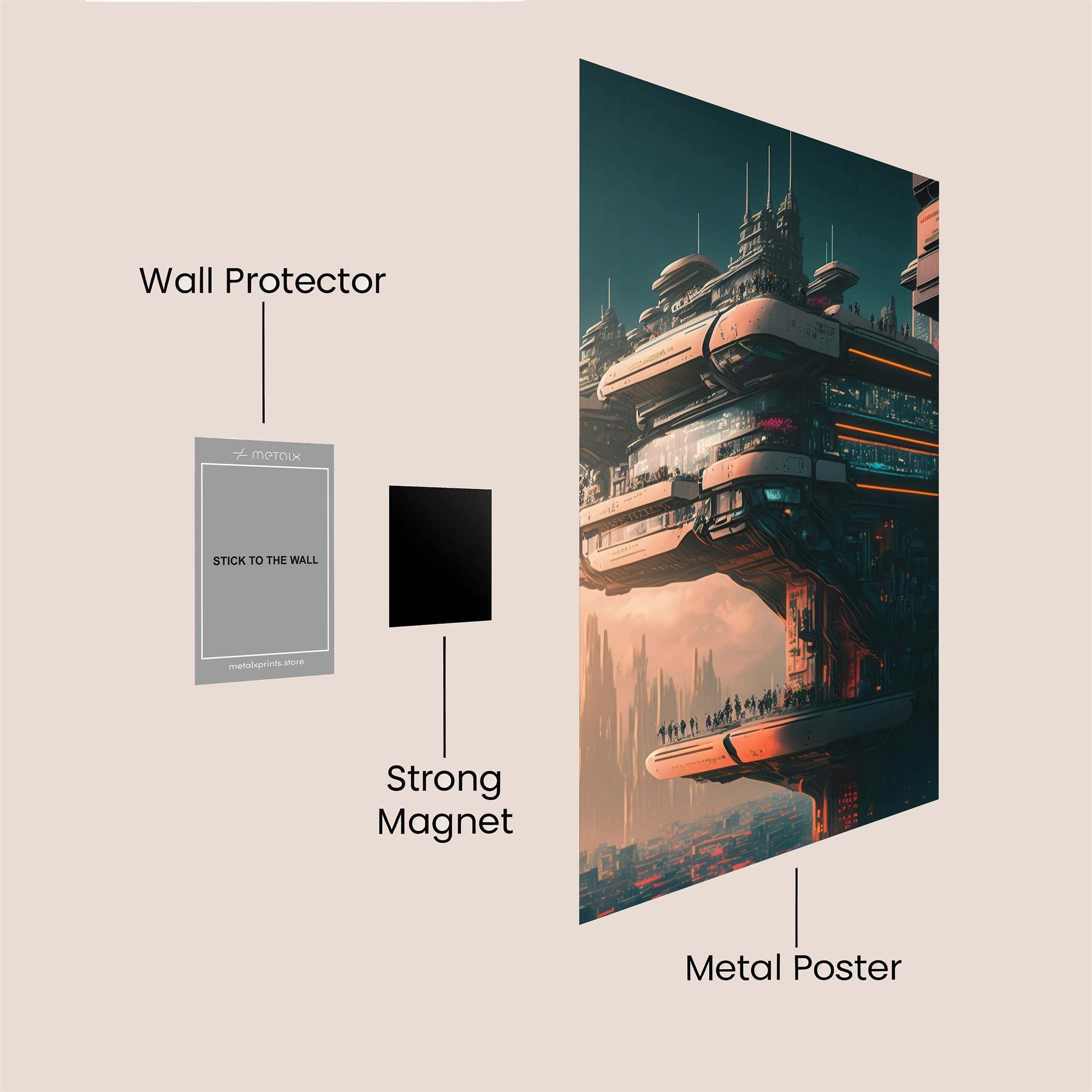 Cyber Haven Safe Wall Magnetic / M