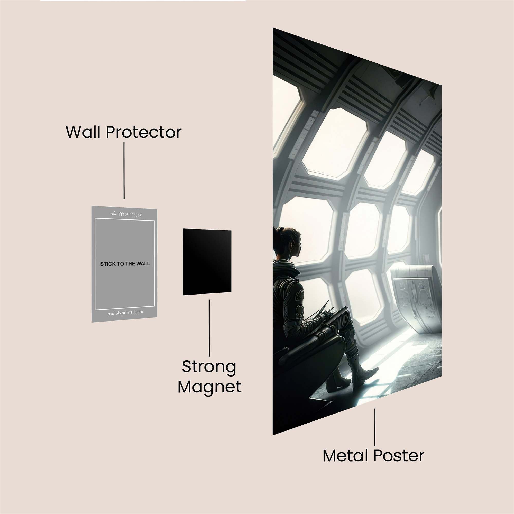 Doom Gloom Safe Wall Magnetic / M