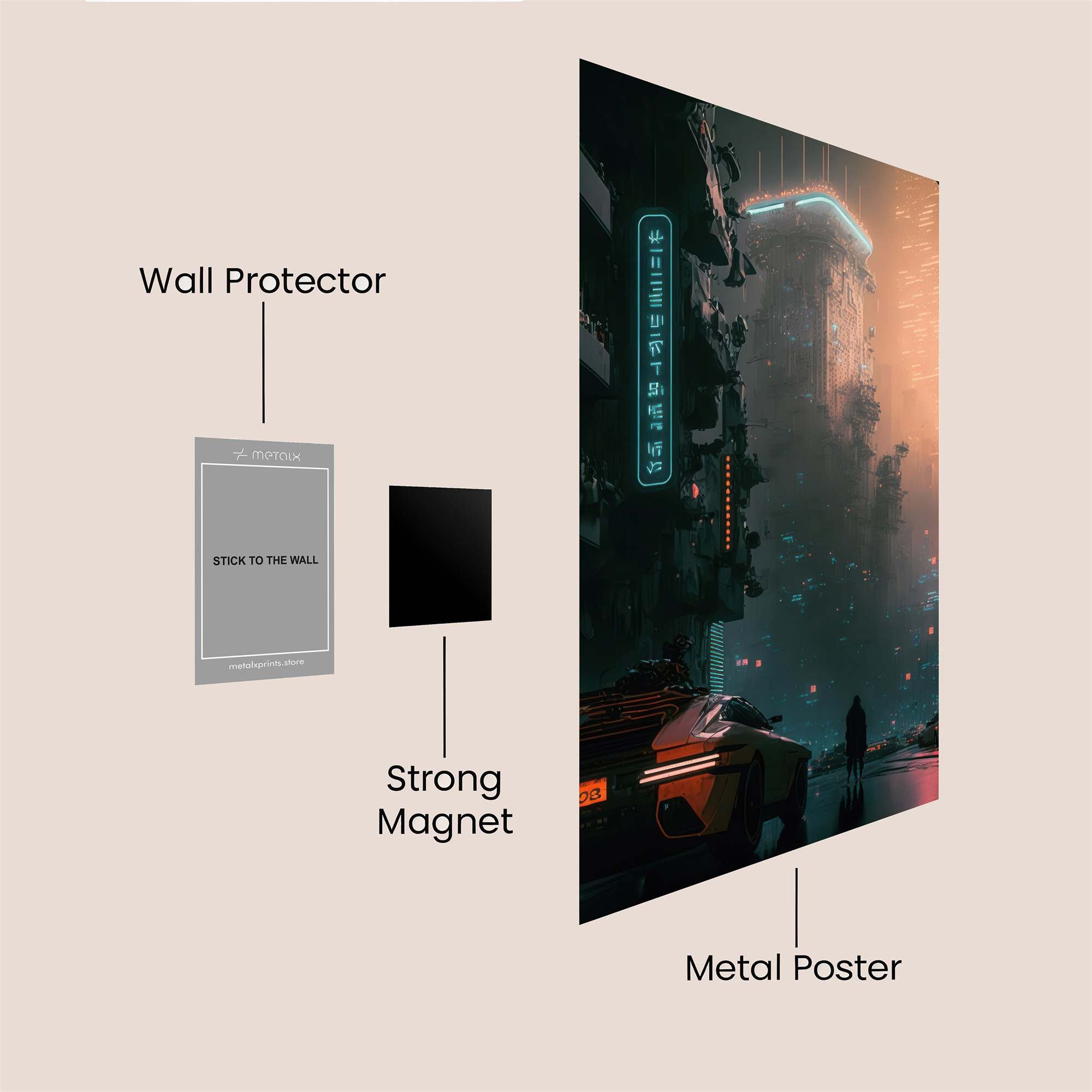 Cyberpunk Serenity Safe Wall Magnetic / M