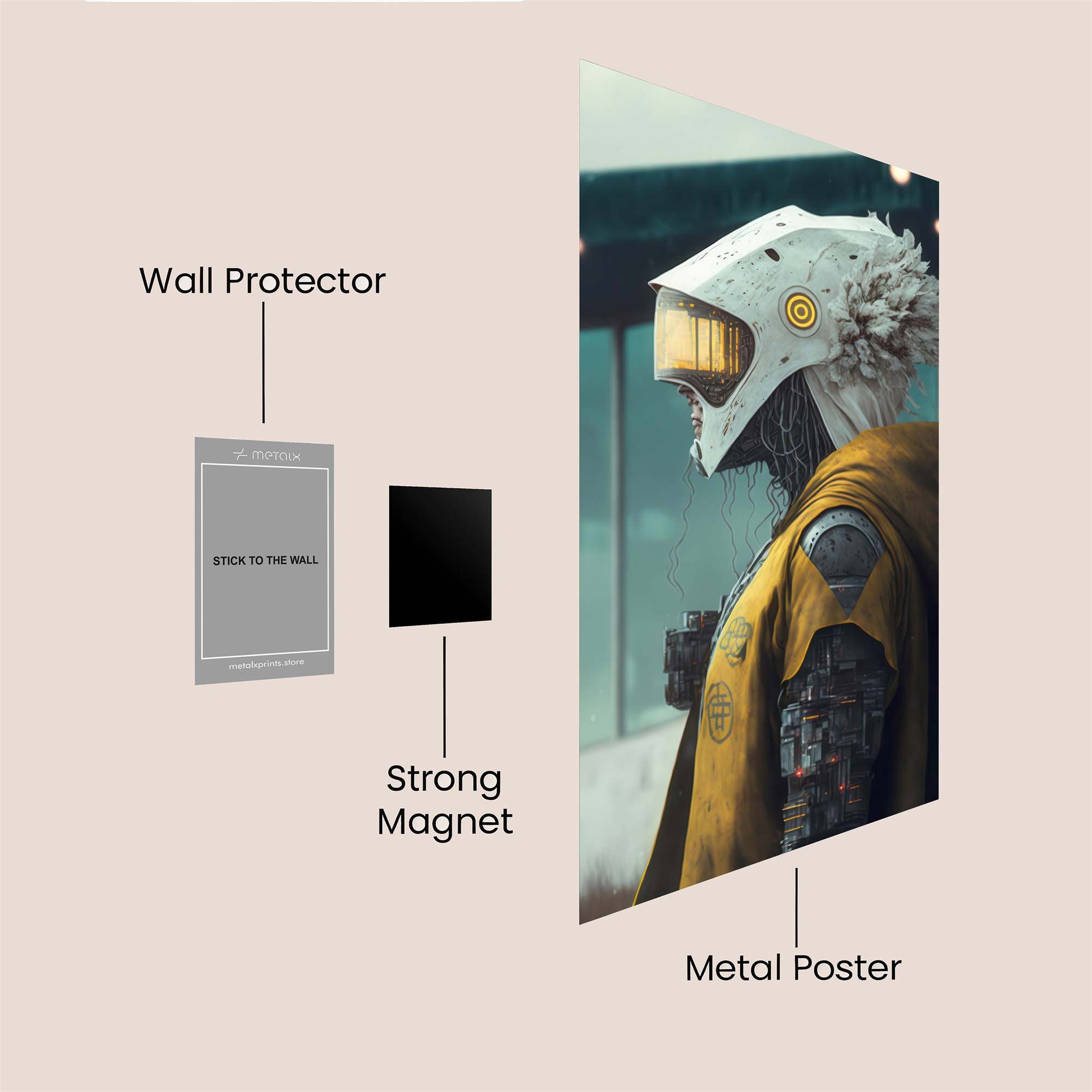 Cyber Nomad Safe Wall Magnetic / M