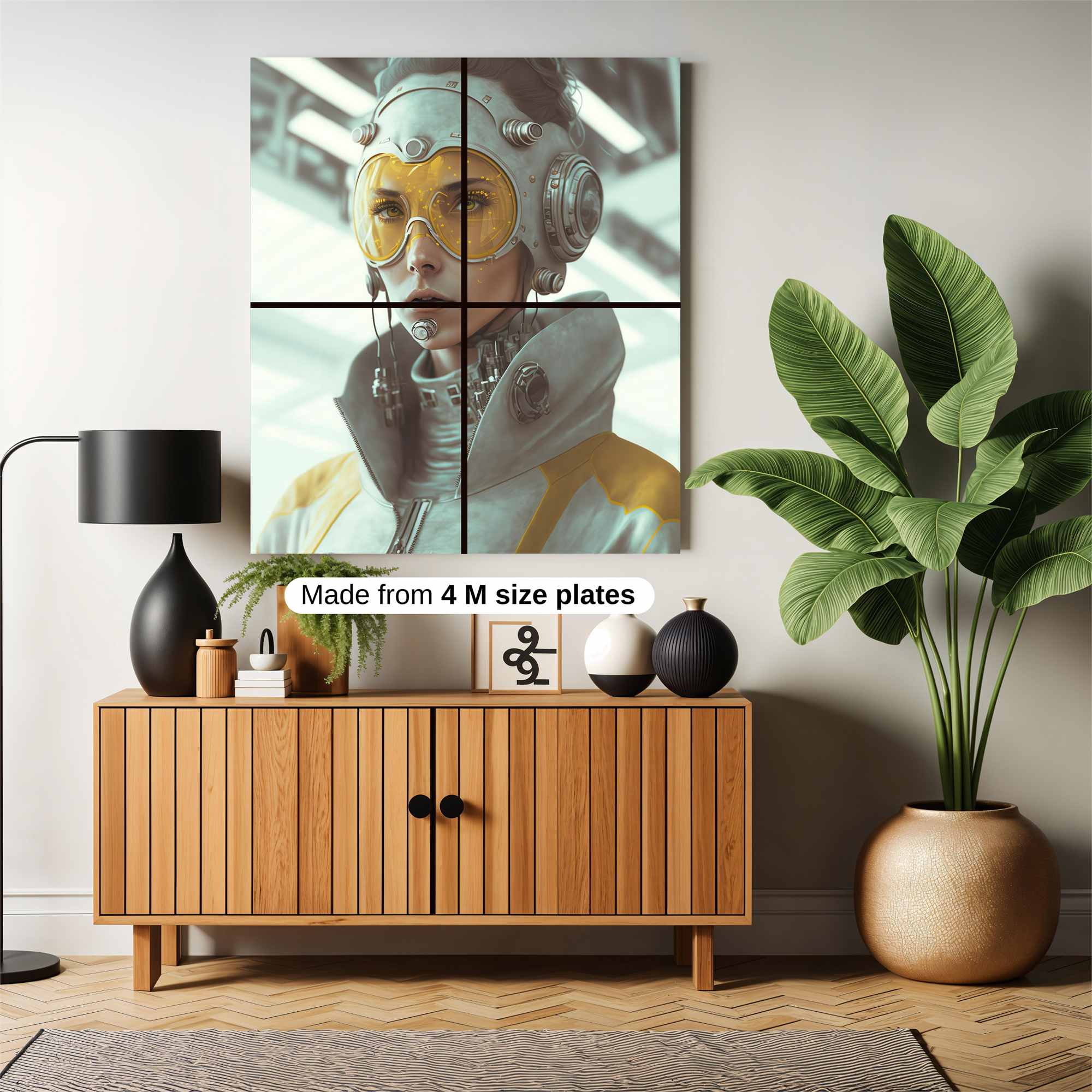 Cybernetic Intrigue Safe Wall Magnetic / M