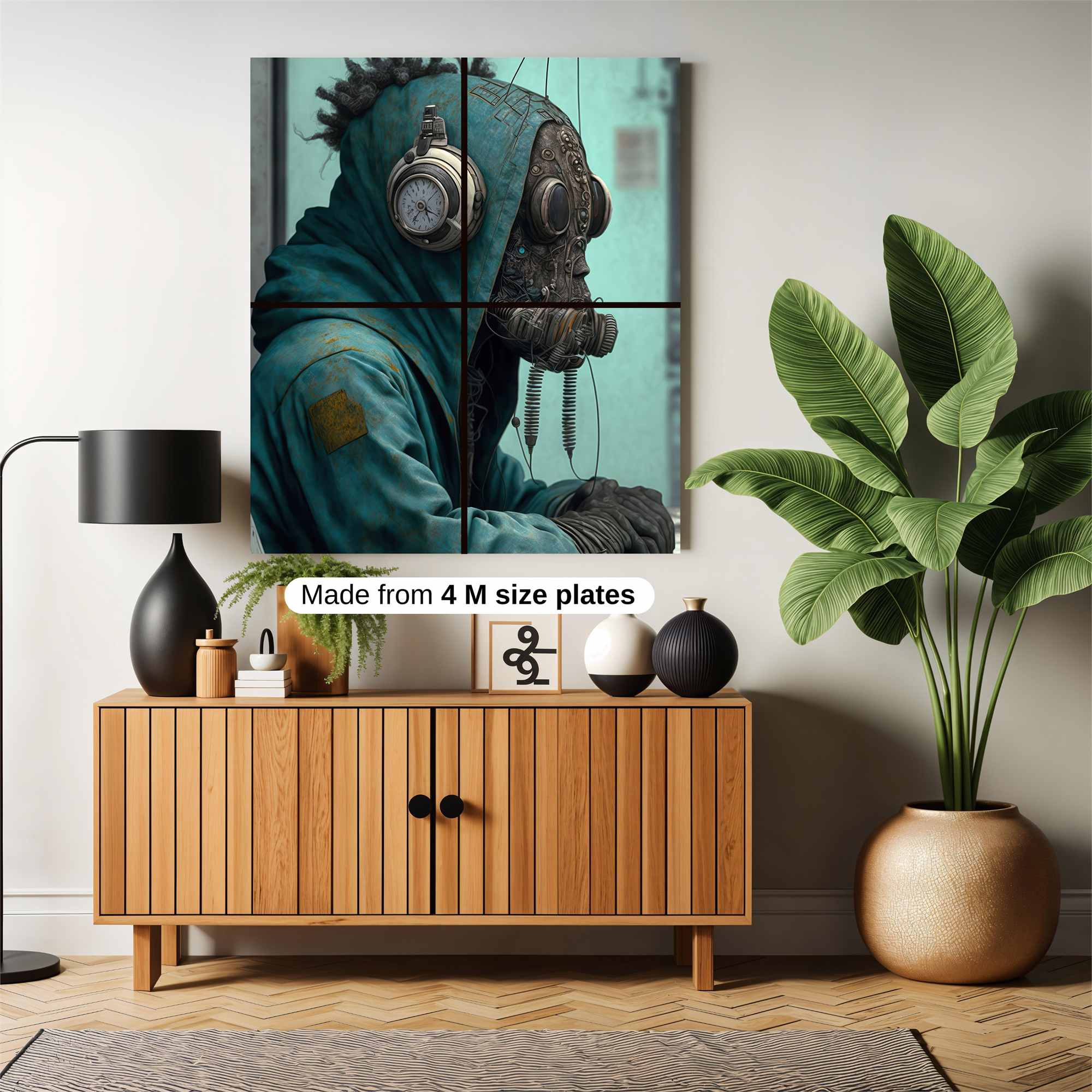 Steampunk Solitude Safe Wall Magnetic / M