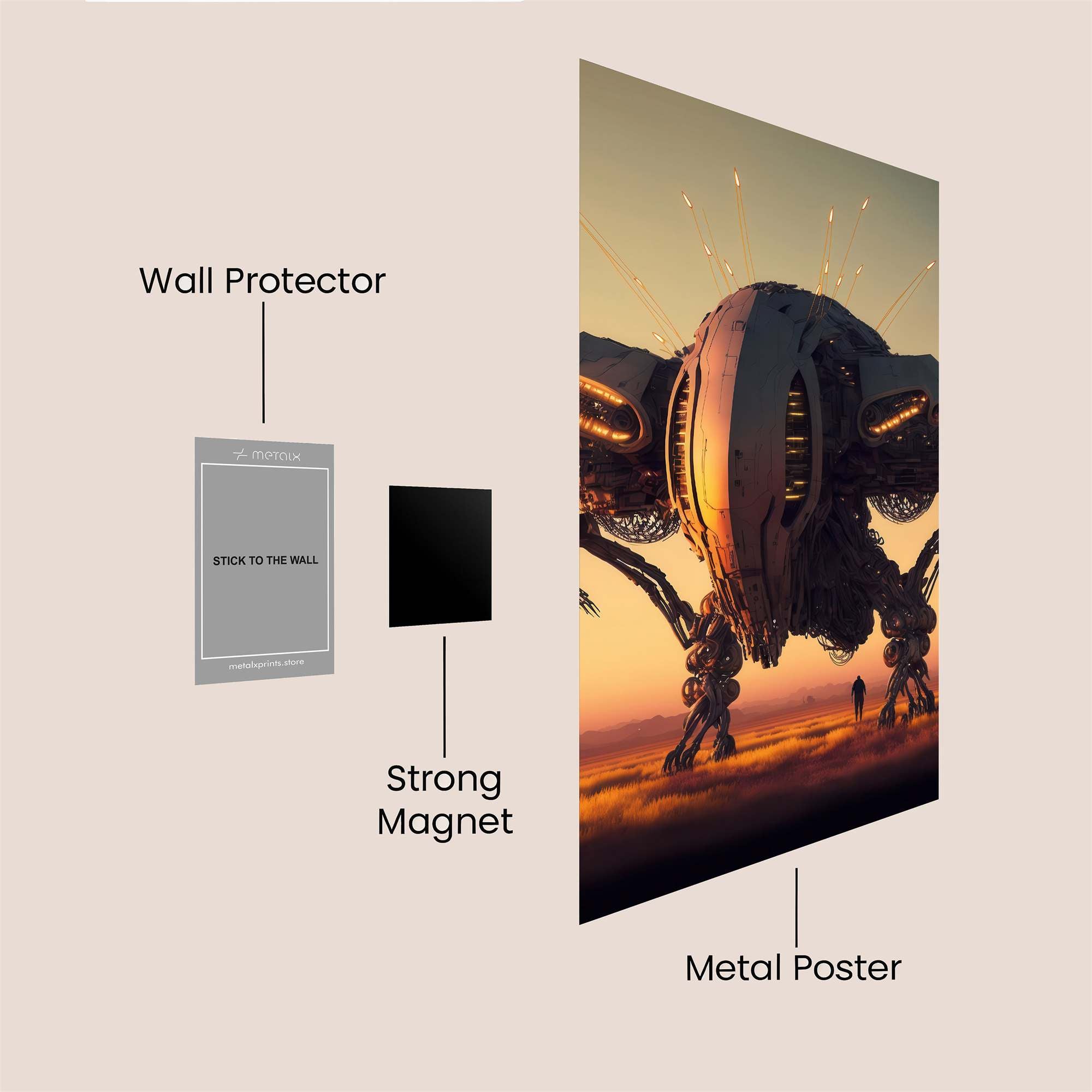 Sentinel Dawn Safe Wall Magnetic / M