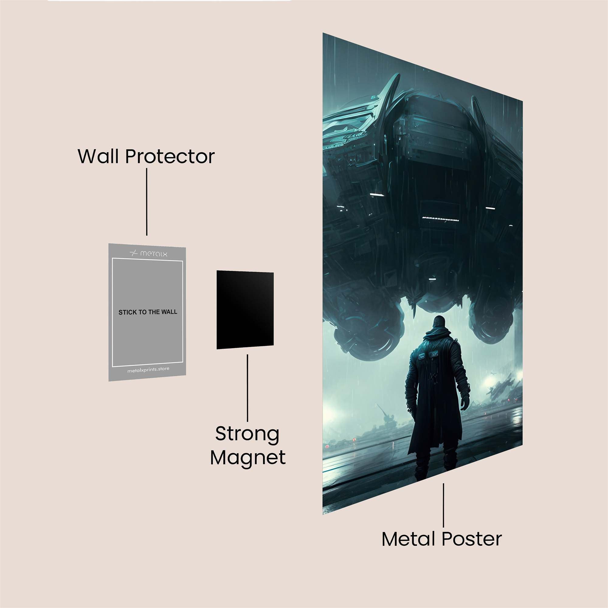 Doomsday Drifter Safe Wall Magnetic / M