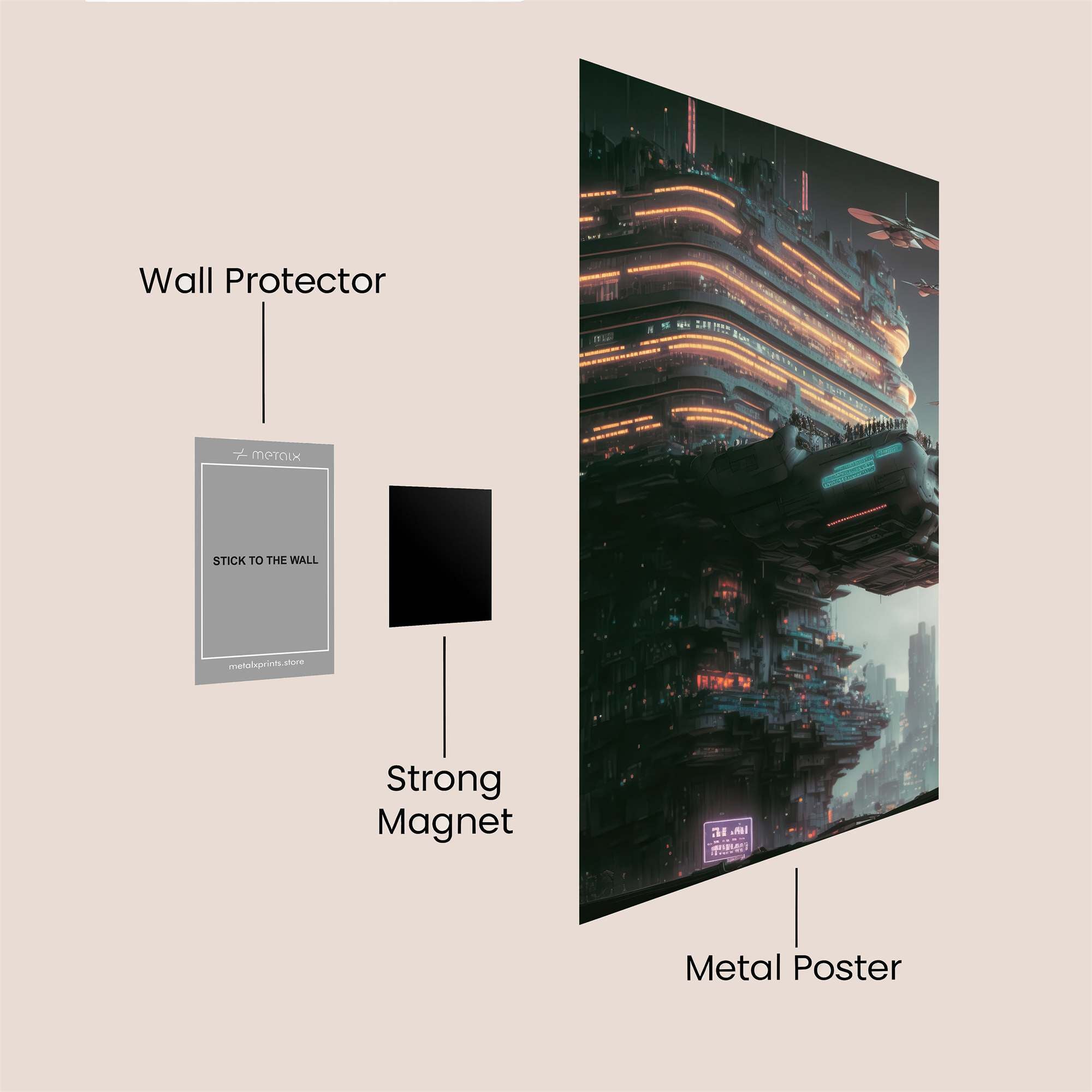 Cyber Haven Safe Wall Magnetic / M