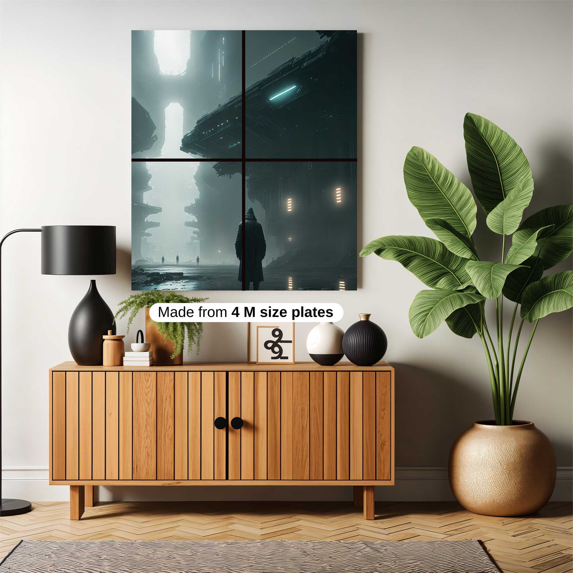 Cyberpunk Menace Safe Wall Magnetic / M