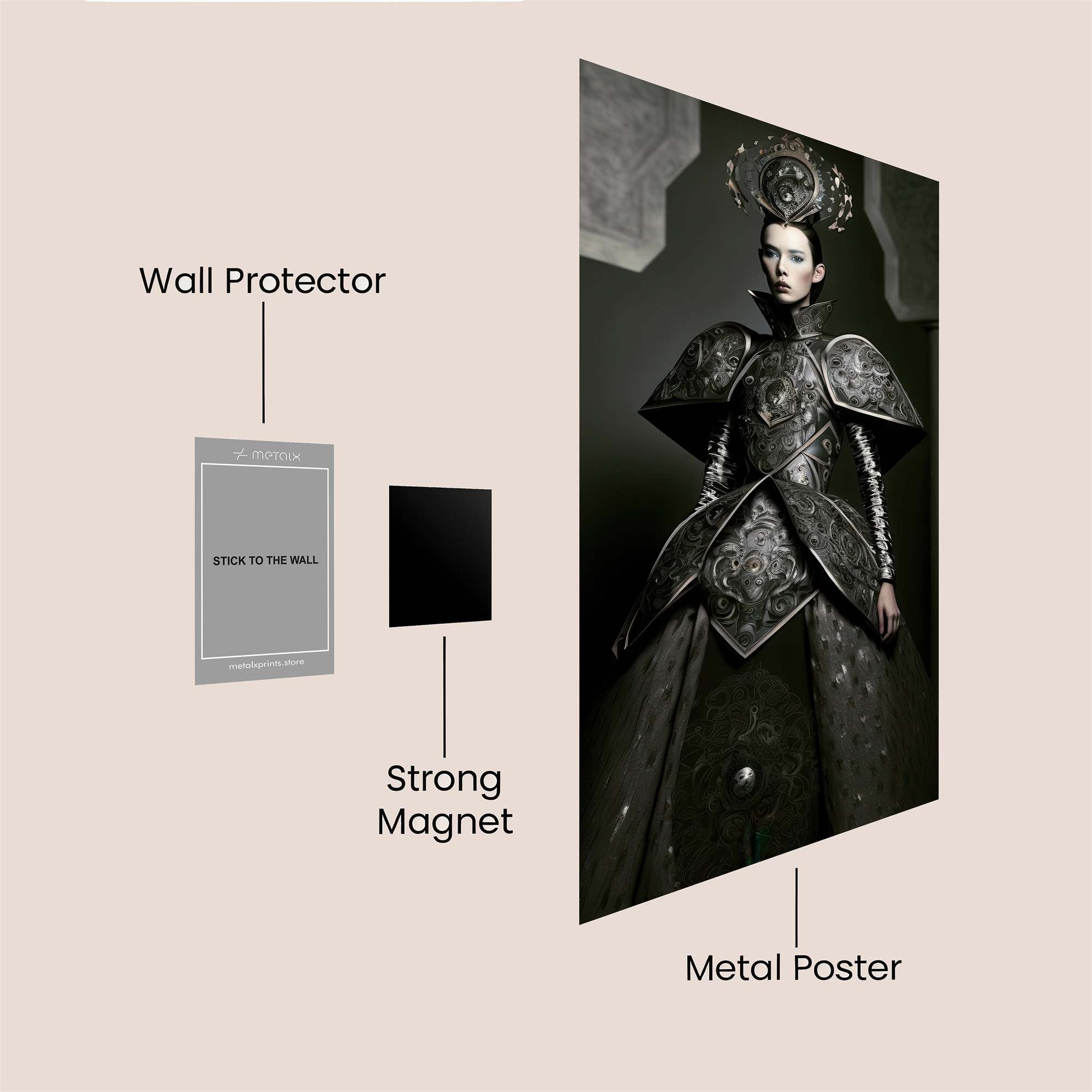 Empress Enigmatic Safe Wall Magnetic / M