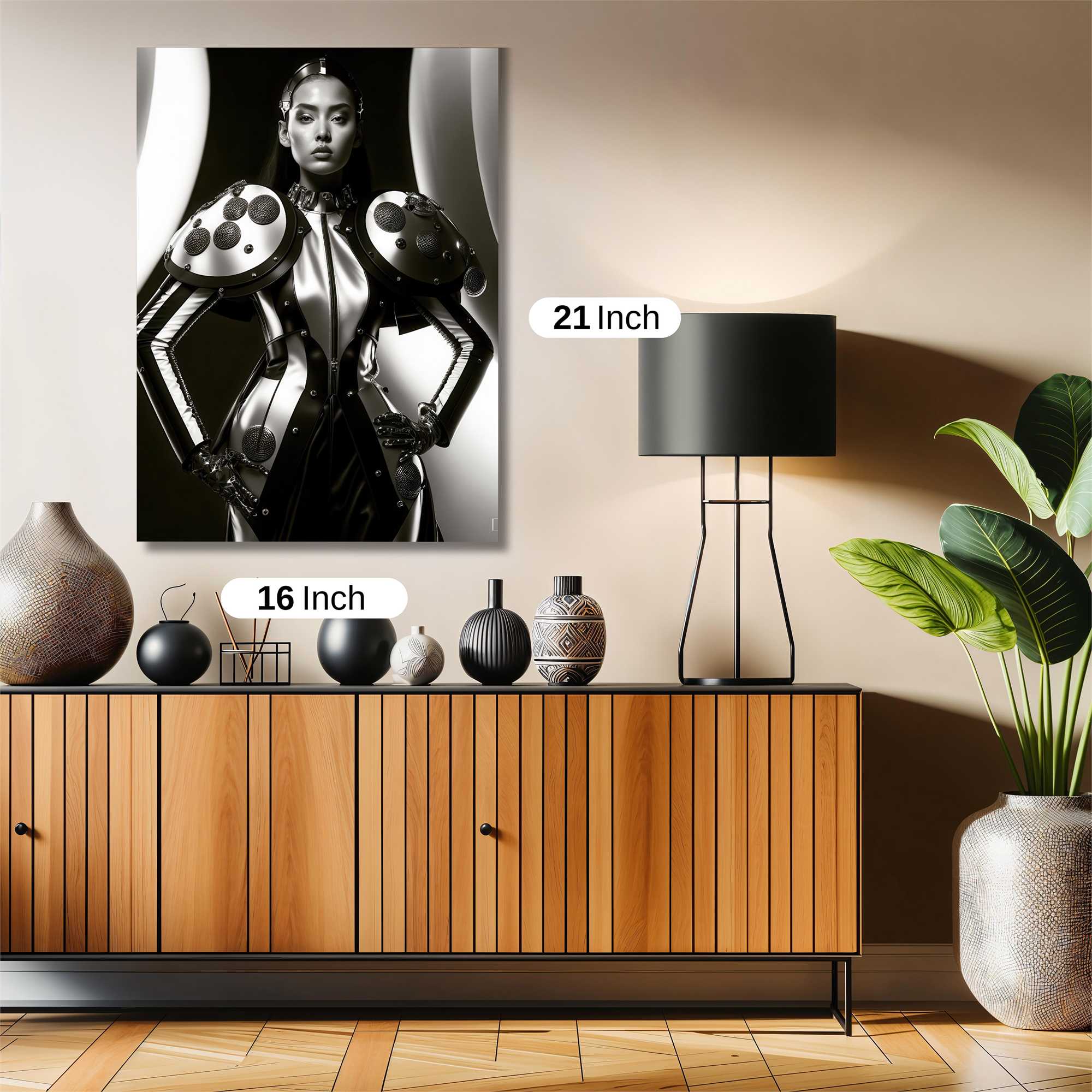 Futuristic Elegance Safe Wall Magnetic / M