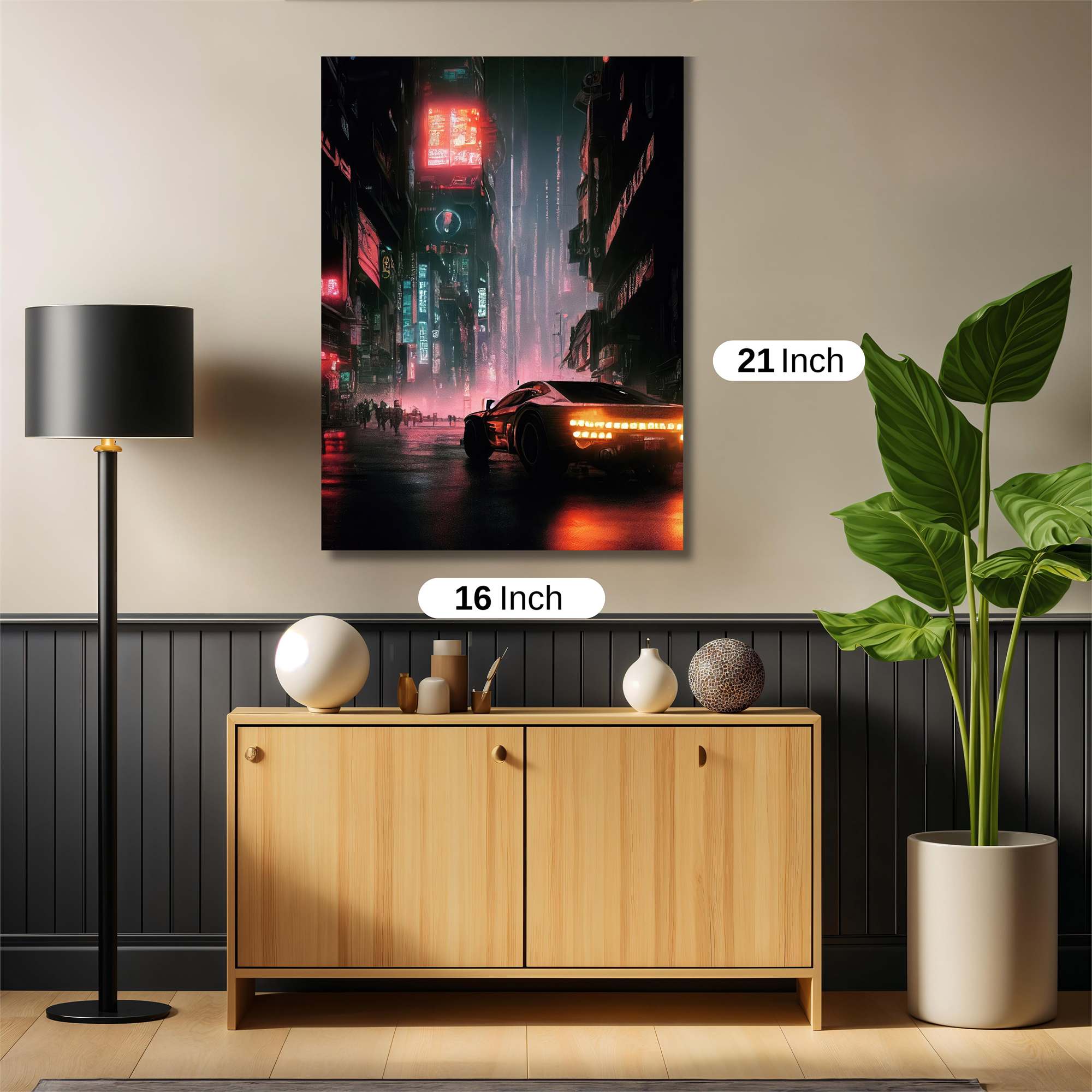 Cyberpunk Pursuit Safe Wall Magnetic / M