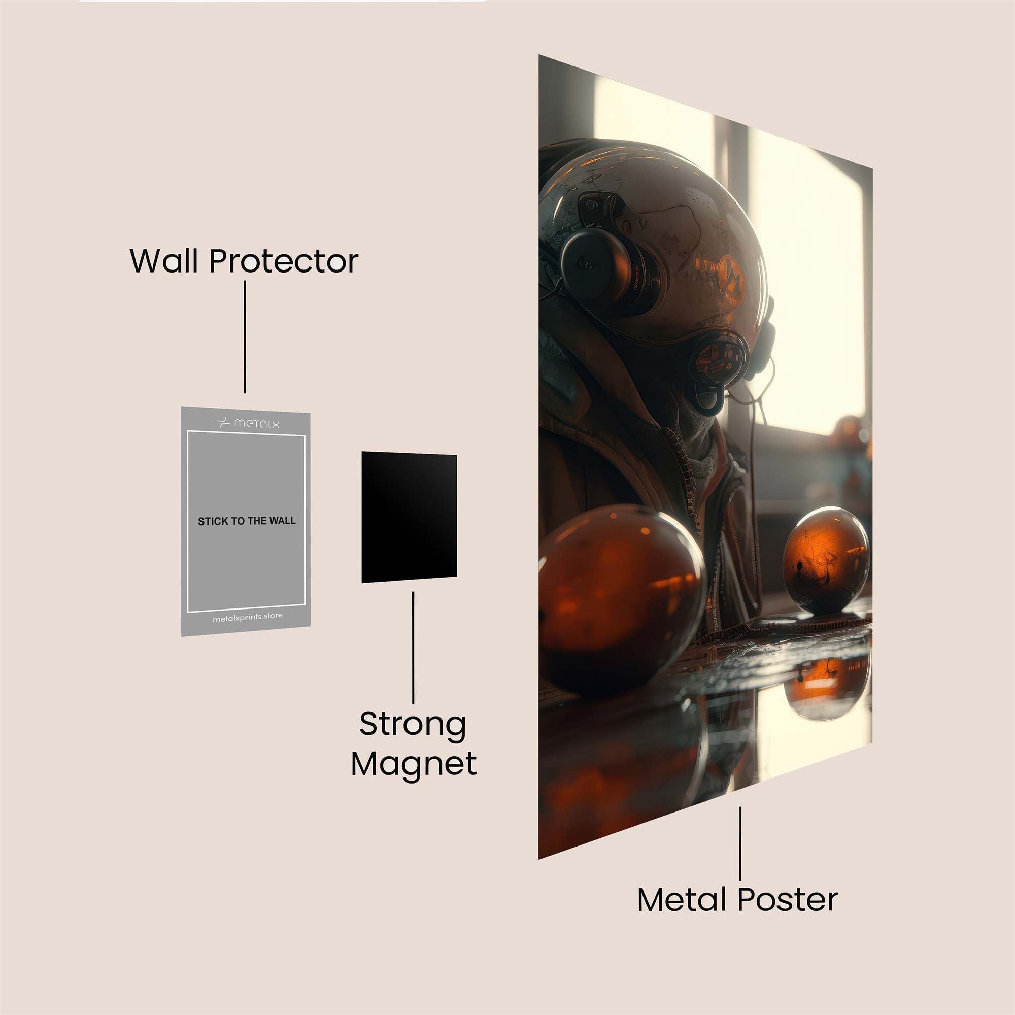 Diver Introspect Safe Wall Magnetic / M