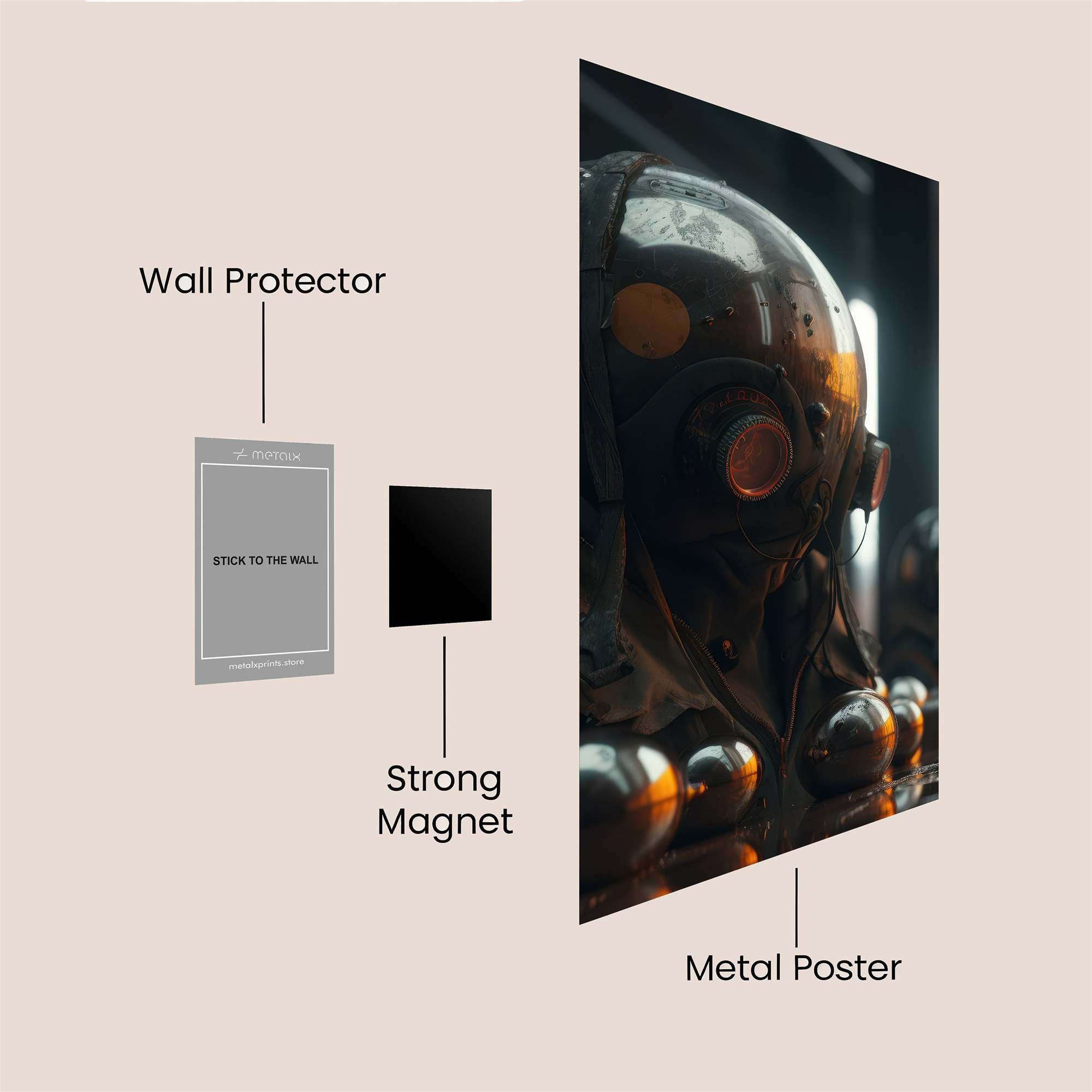 Diver's Respite Safe Wall Magnetic / M