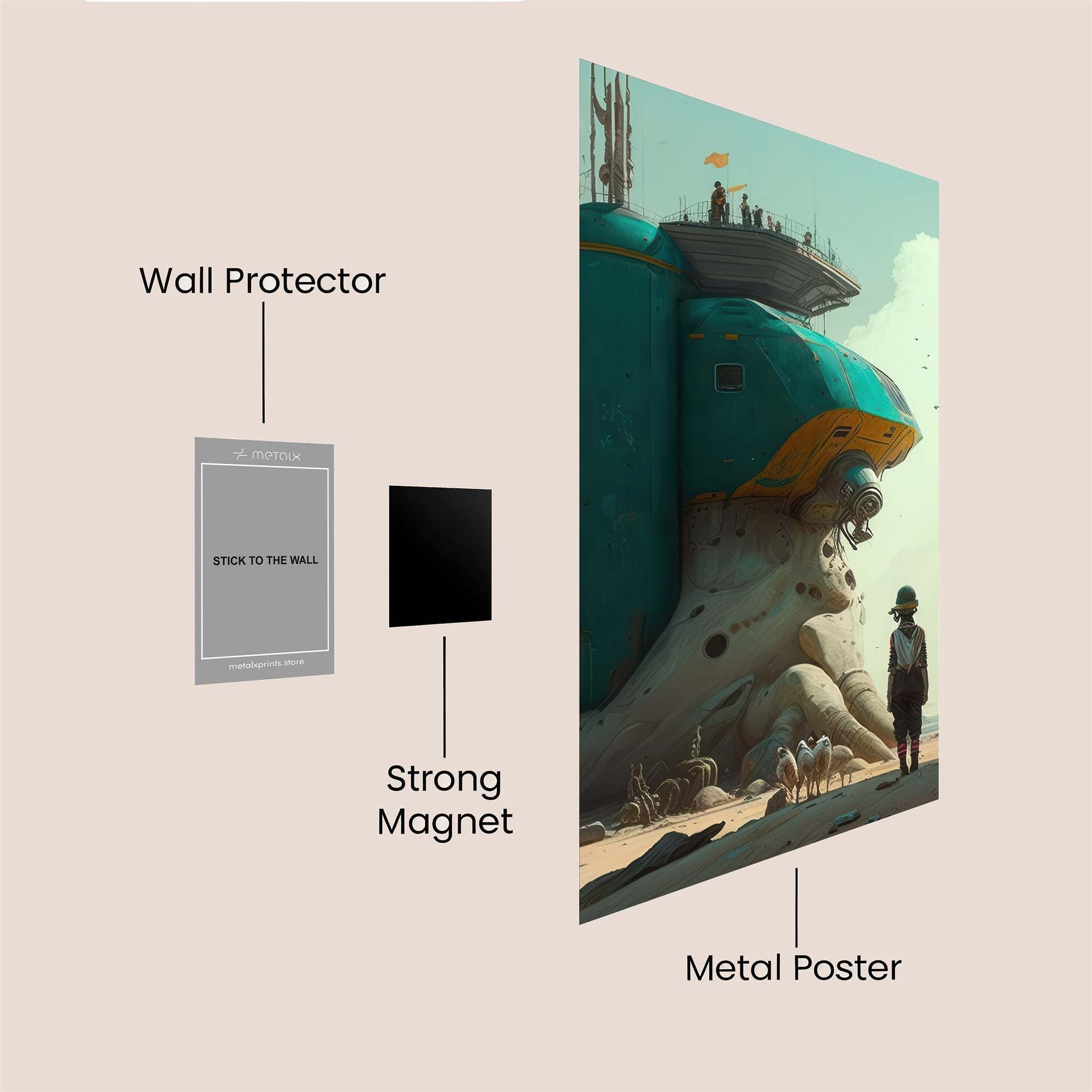 Robot Serenity Safe Wall Magnetic / M