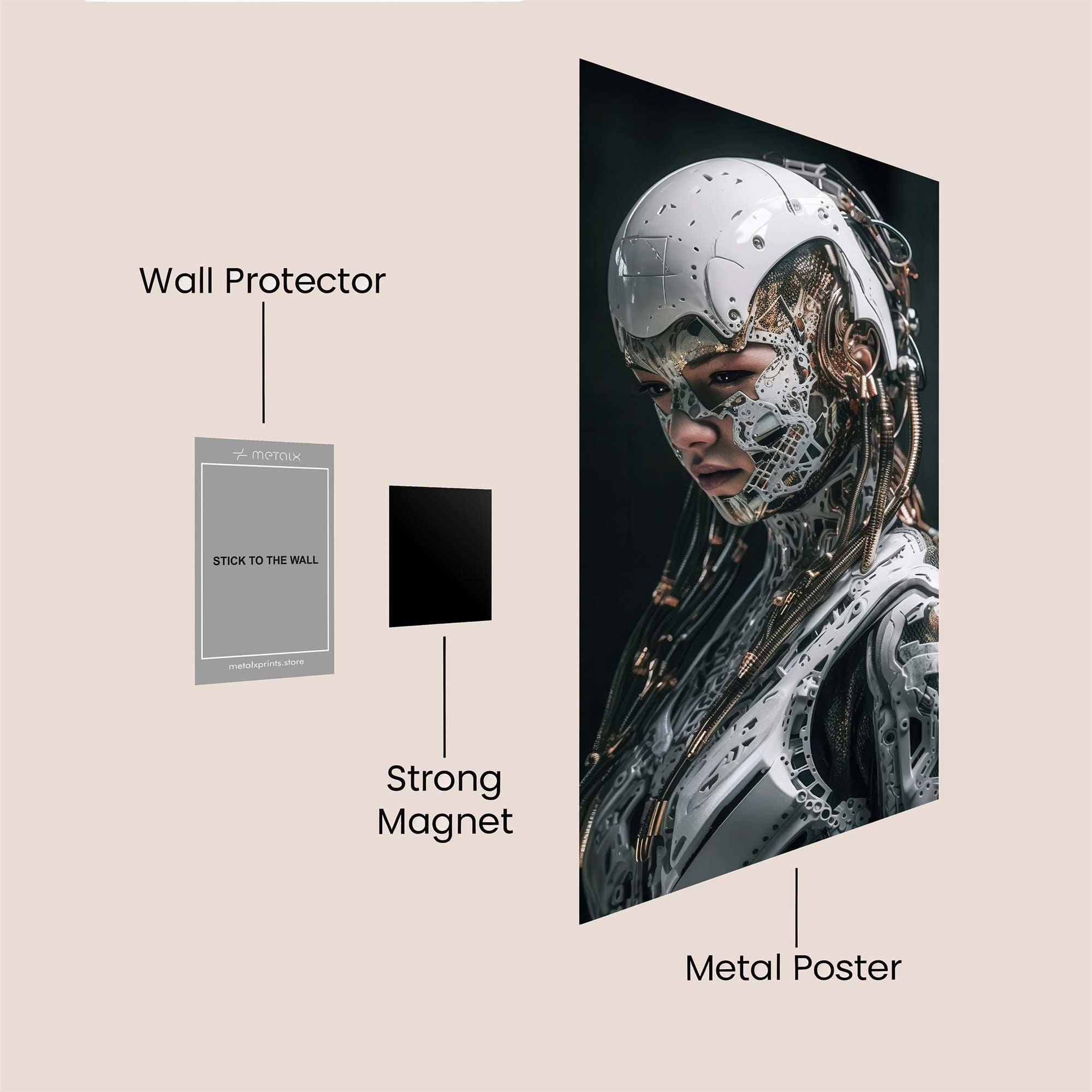 Cyber Elegance Safe Wall Magnetic / M