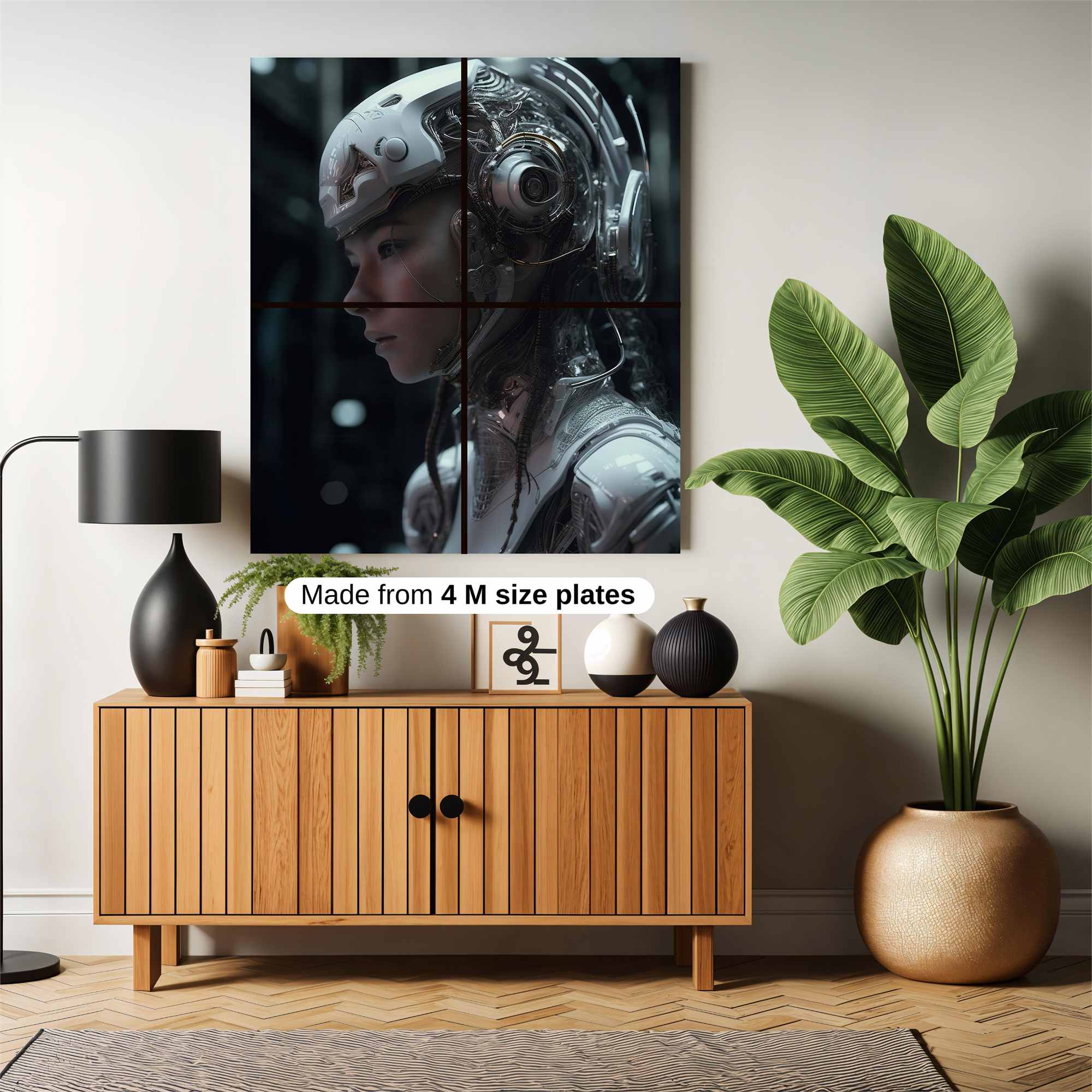 Cyber Serenity Safe Wall Magnetic / M