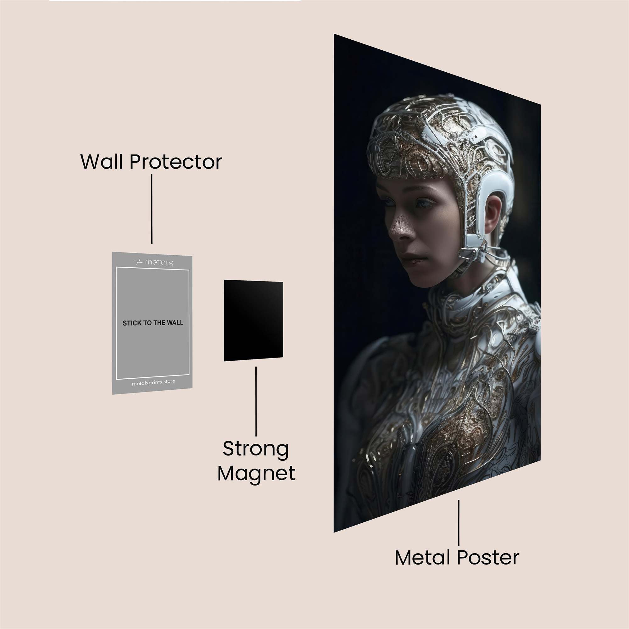 Alita Serene Safe Wall Magnetic / M