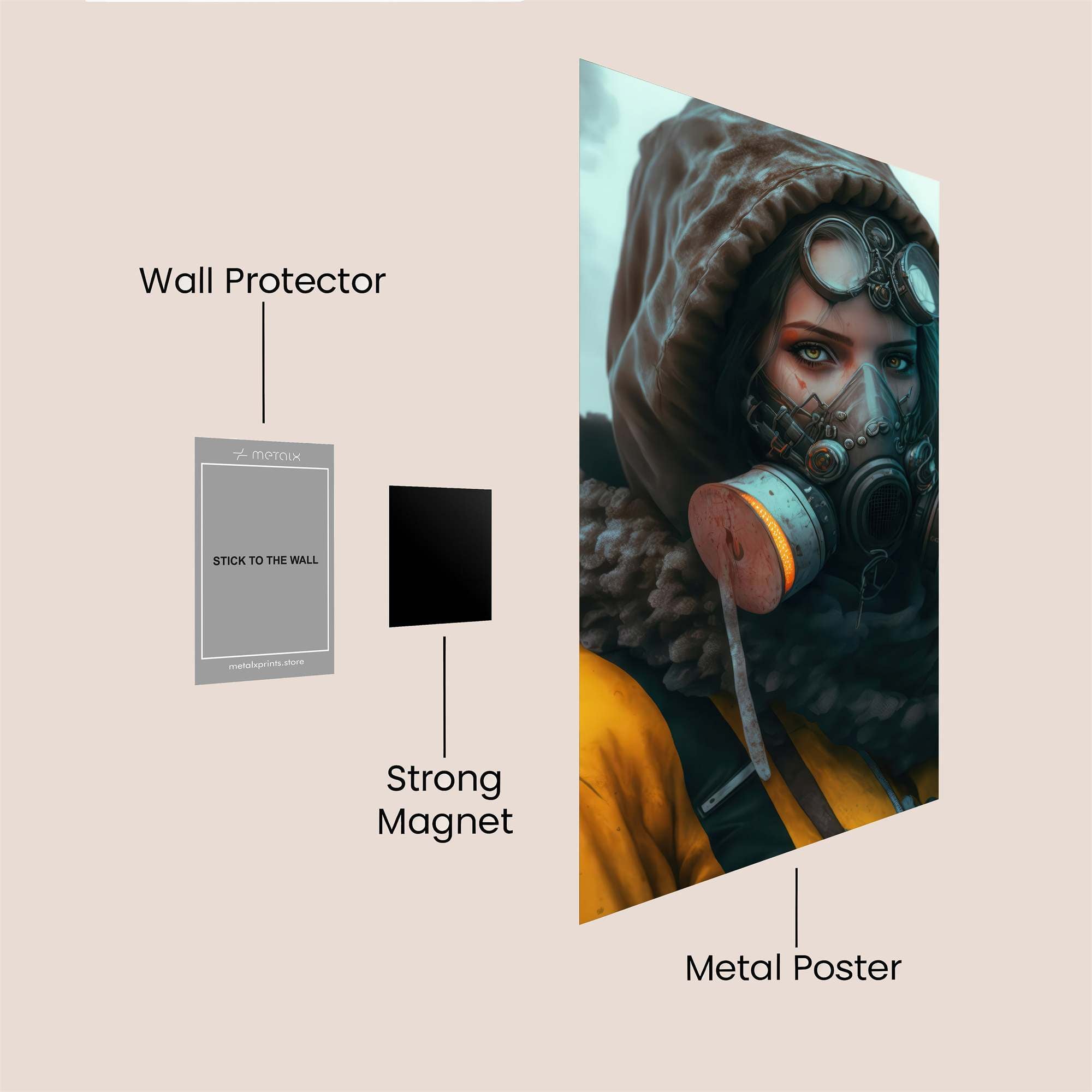 Toxic Twilight Safe Wall Magnetic / M