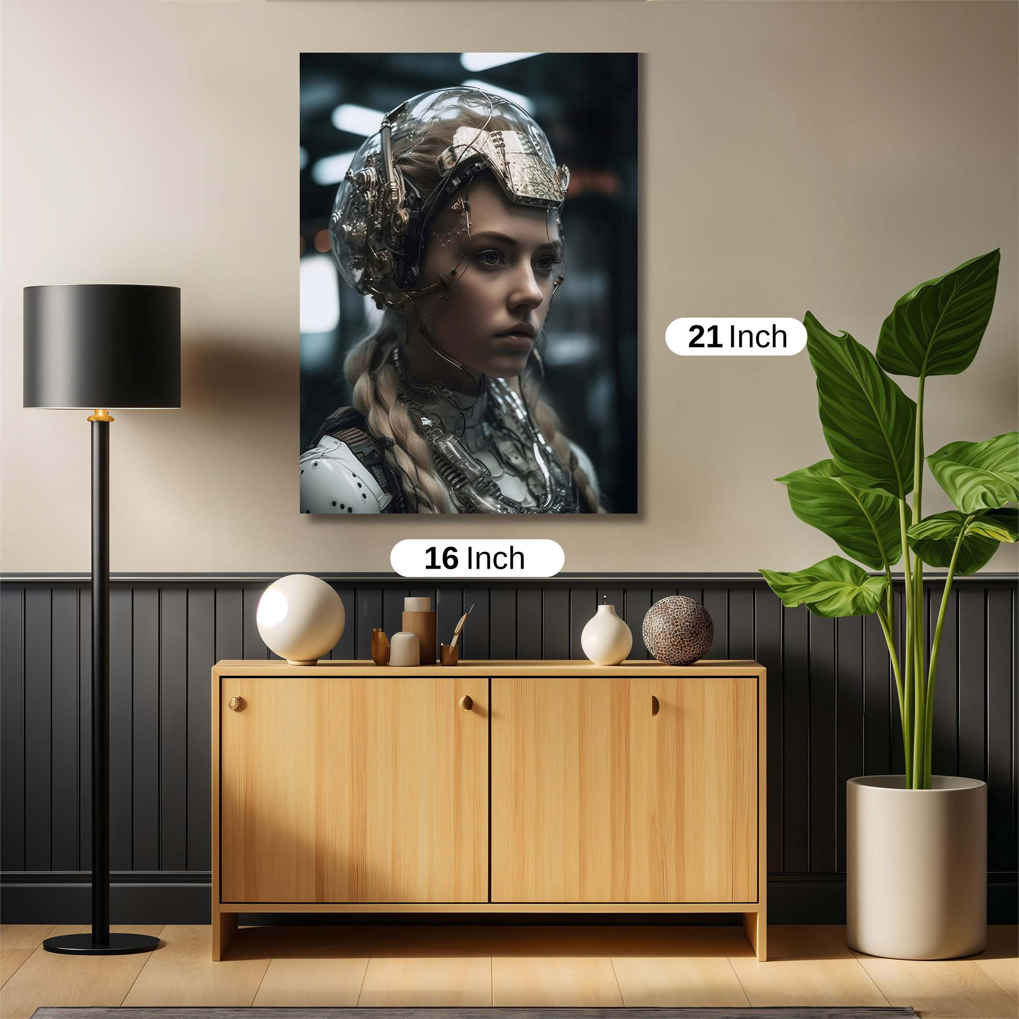 Cyber Serenity Safe Wall Magnetic / M