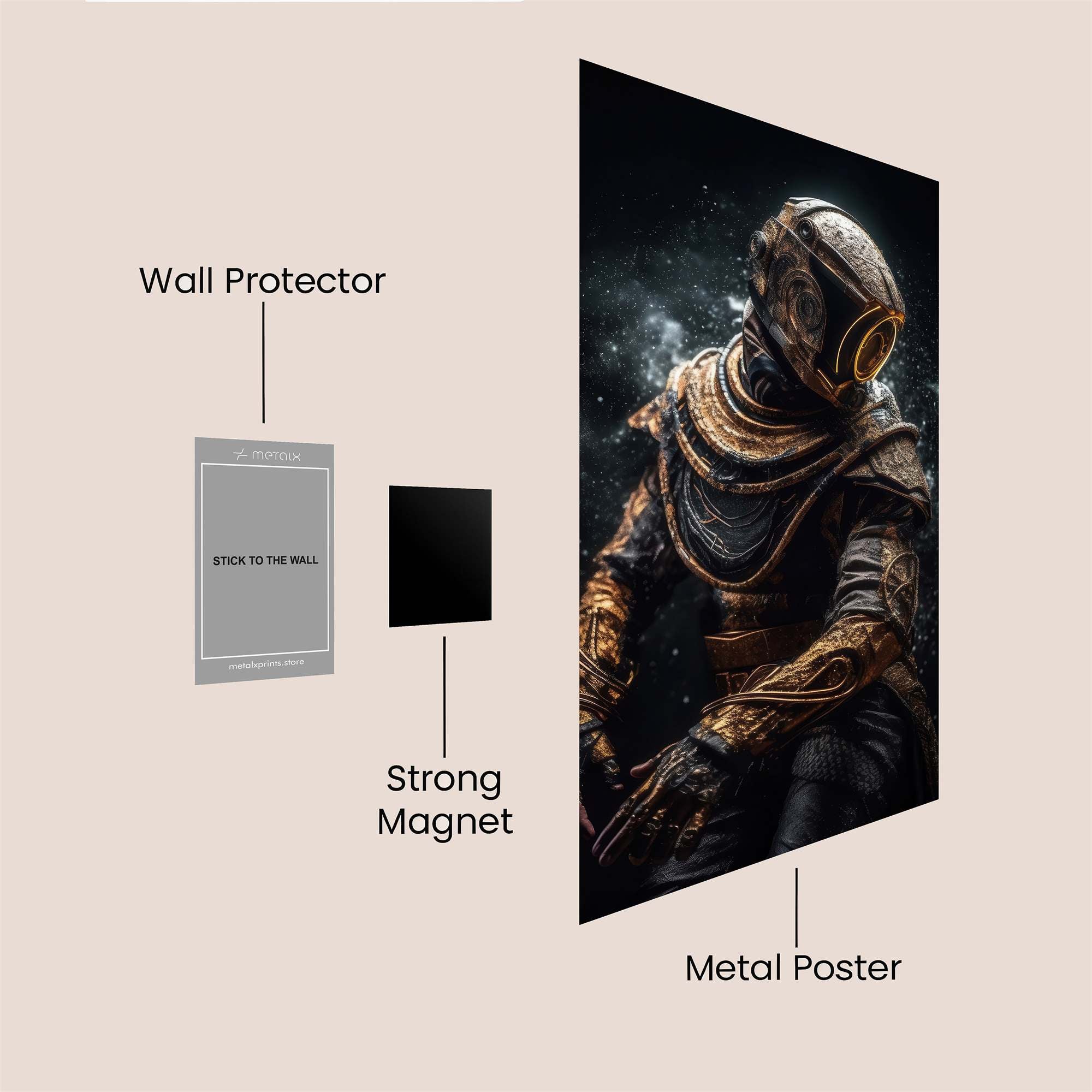 Diver Sombre Safe Wall Magnetic / M