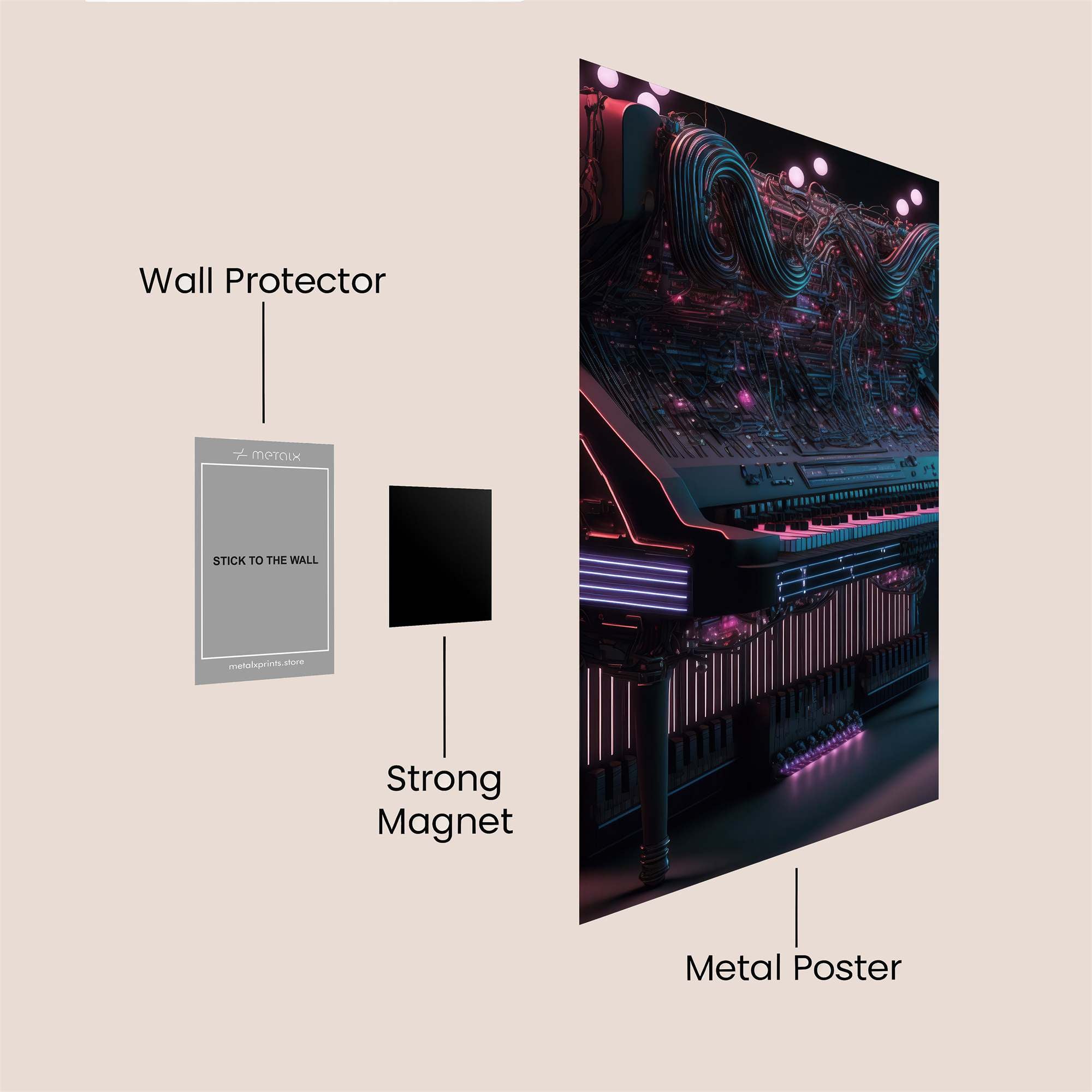 Synth Enigma Safe Wall Magnetic / M