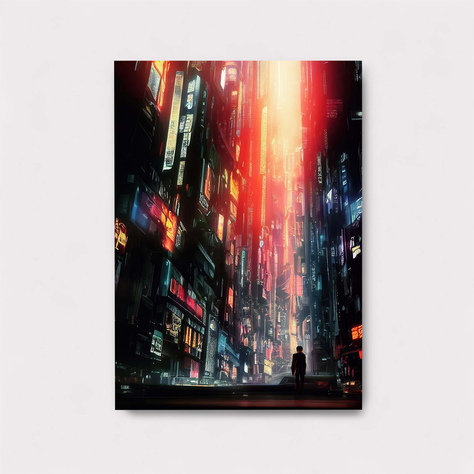 Cyberpunk Dawn Safe Wall Magnetic / M
