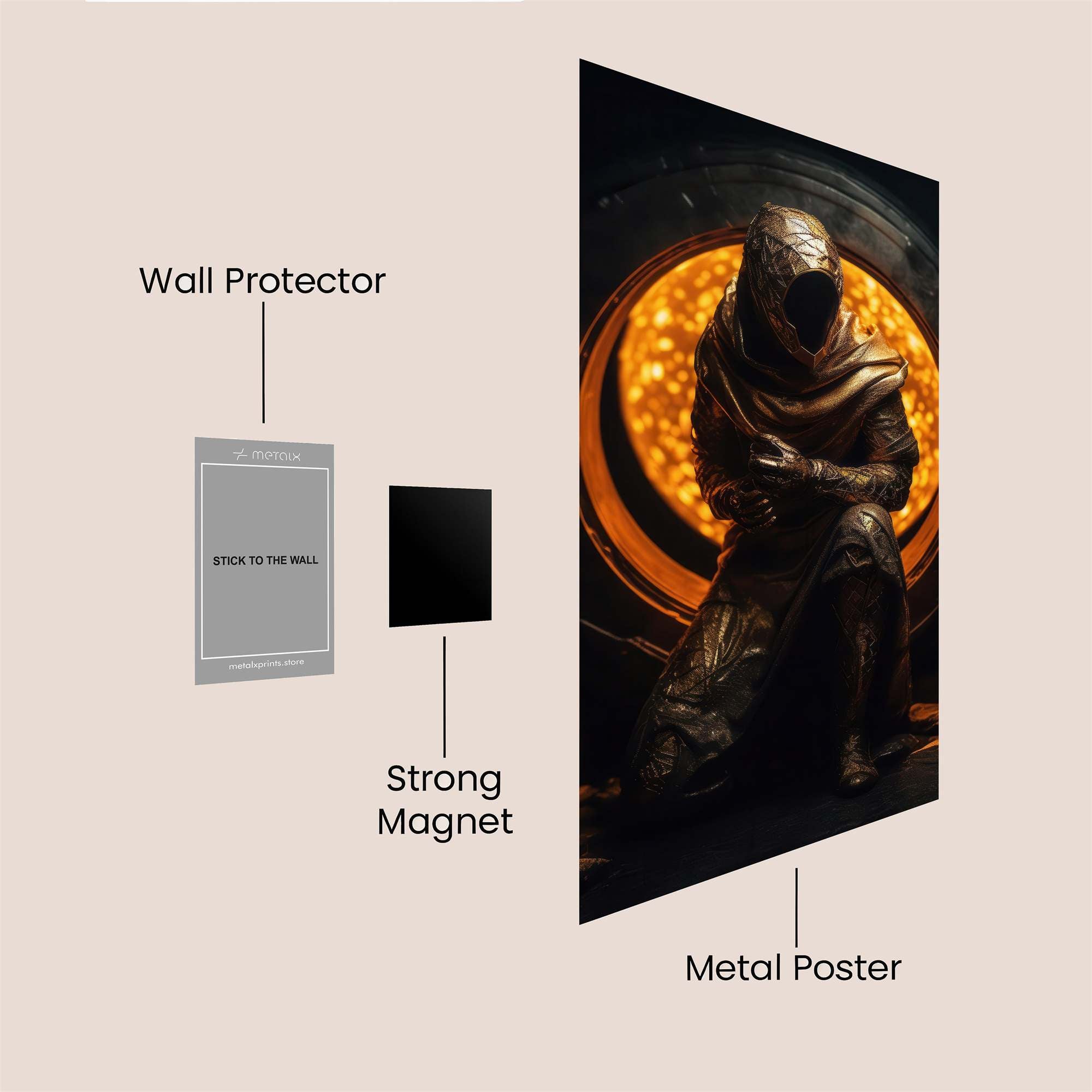 Void Prayer Safe Wall Magnetic / M