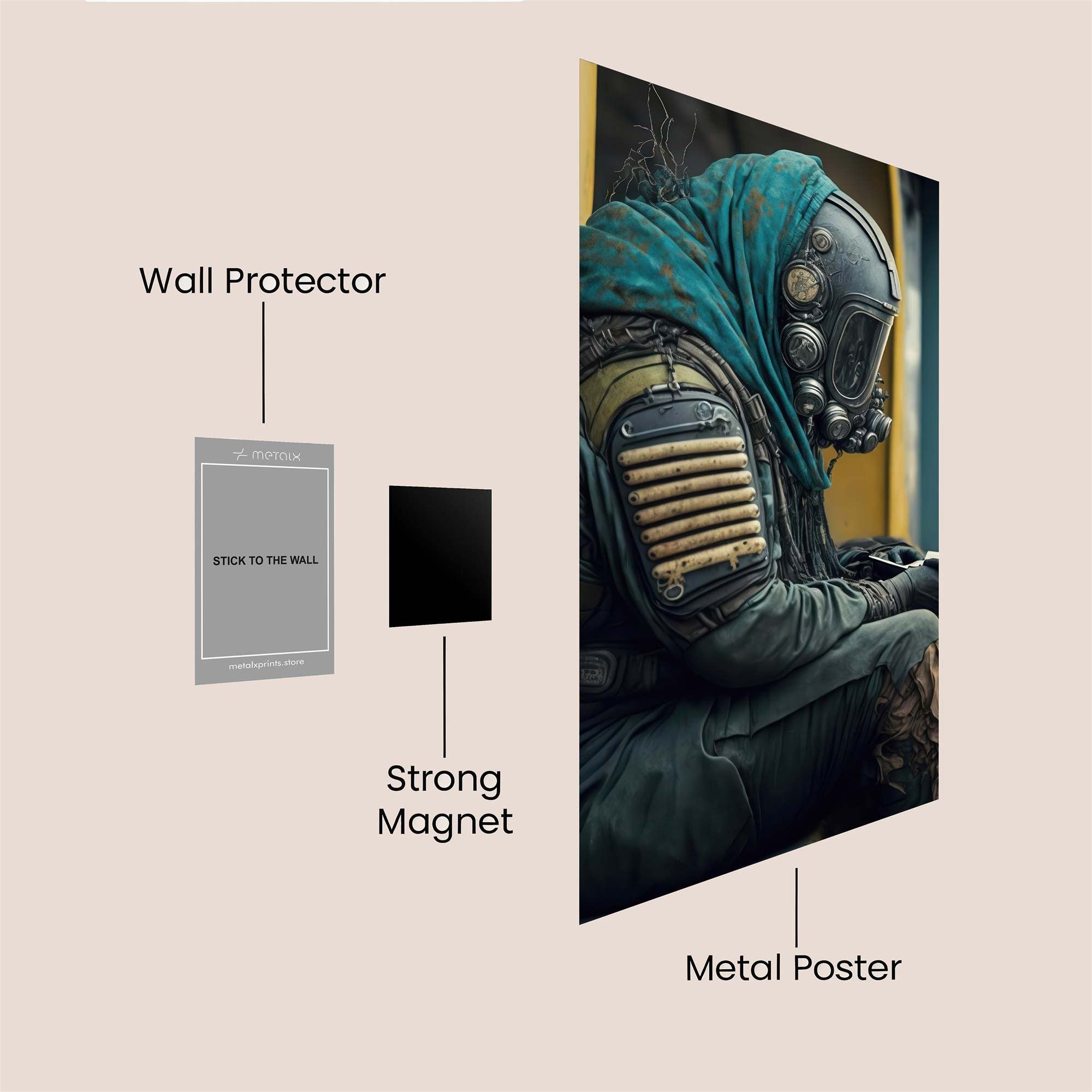 Scavenger Solitude Safe Wall Magnetic / M