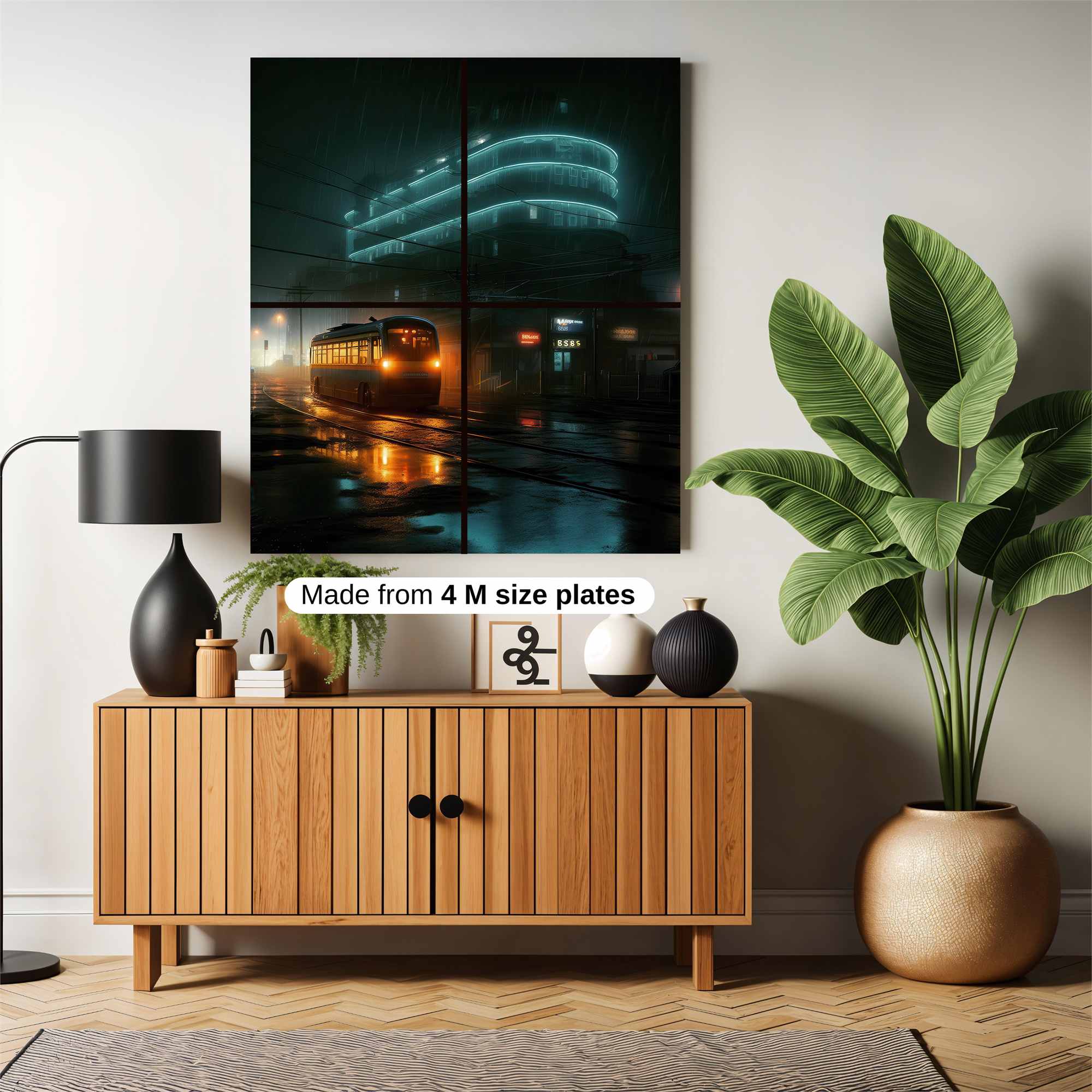 Neon Solitude Safe Wall Magnetic / M