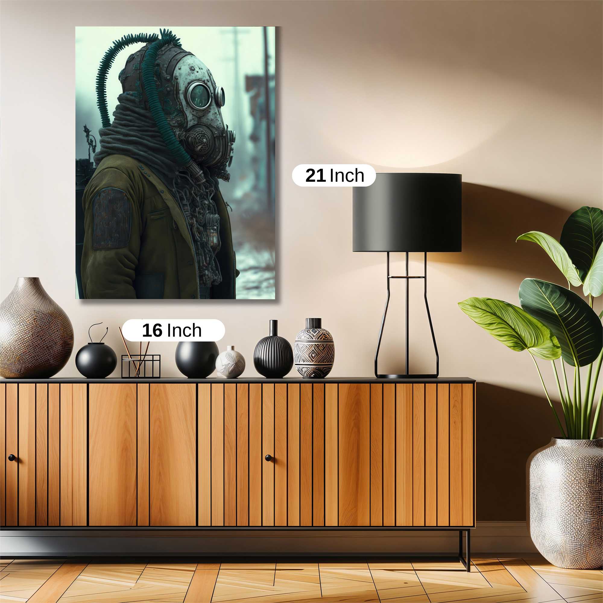 GasMask Gloom Safe Wall Magnetic / M