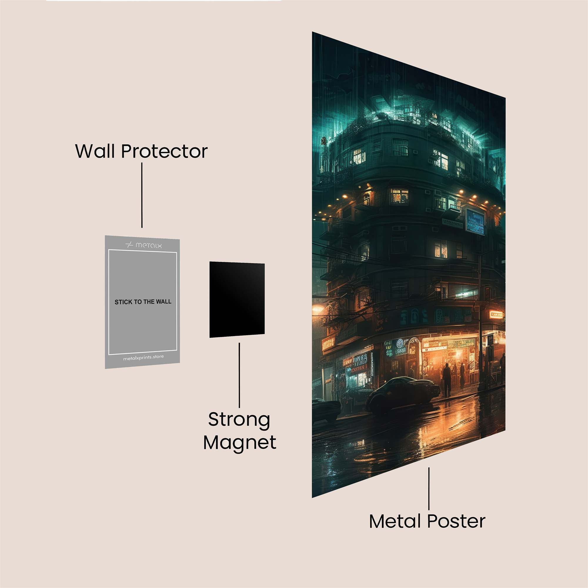 NeonWhisper Safe Wall Magnetic / M